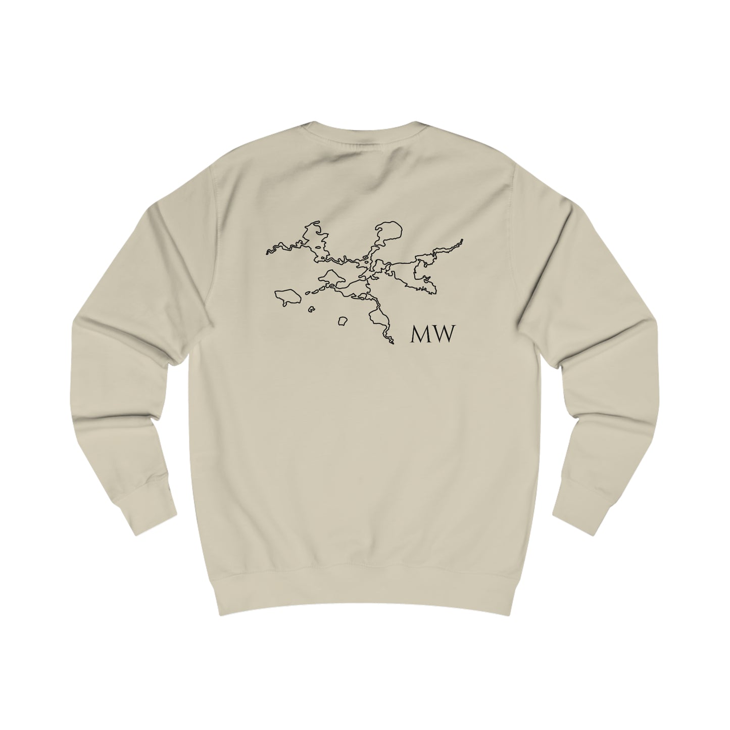 Manitowish Waters Kayak Dog - Men's Sweatshirt