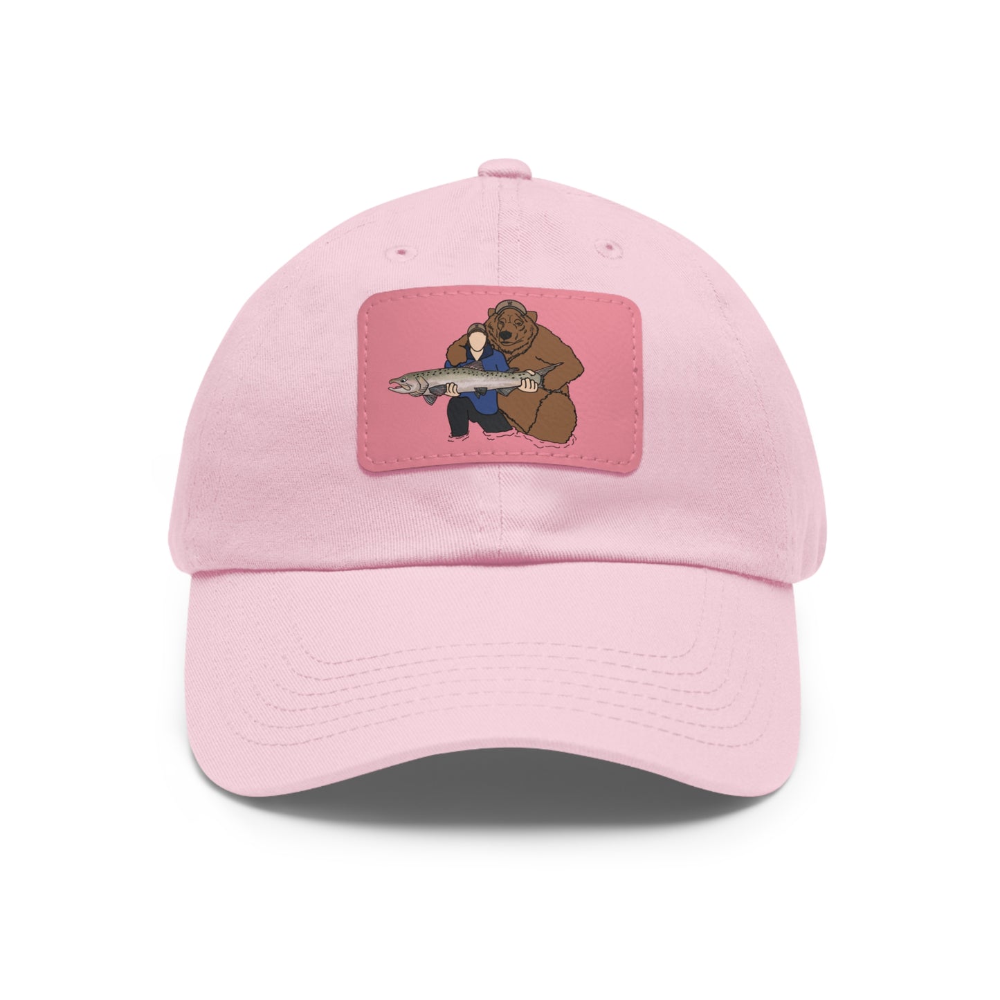 Papa Bear Plain - Hat with Leather Patch