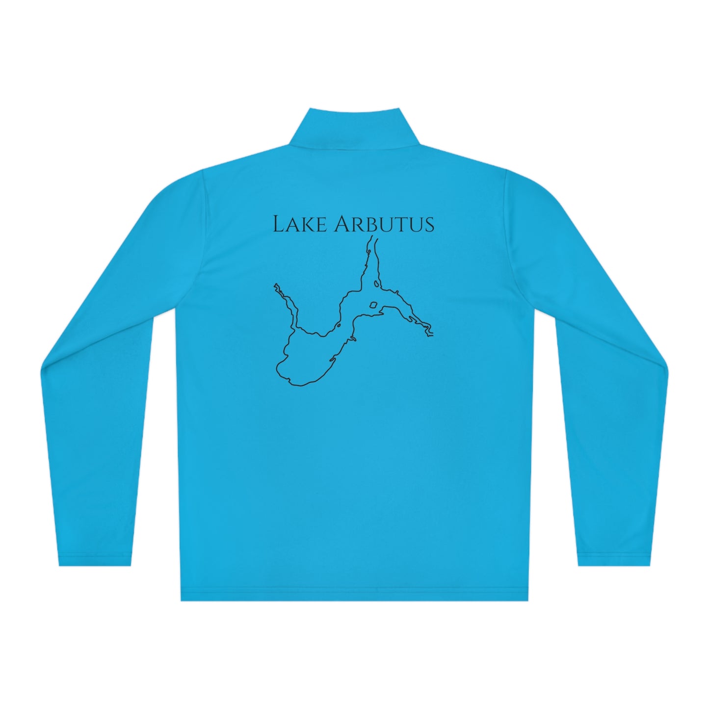Lake Arbutus Unisex Quarter-Zip - compass rose patch