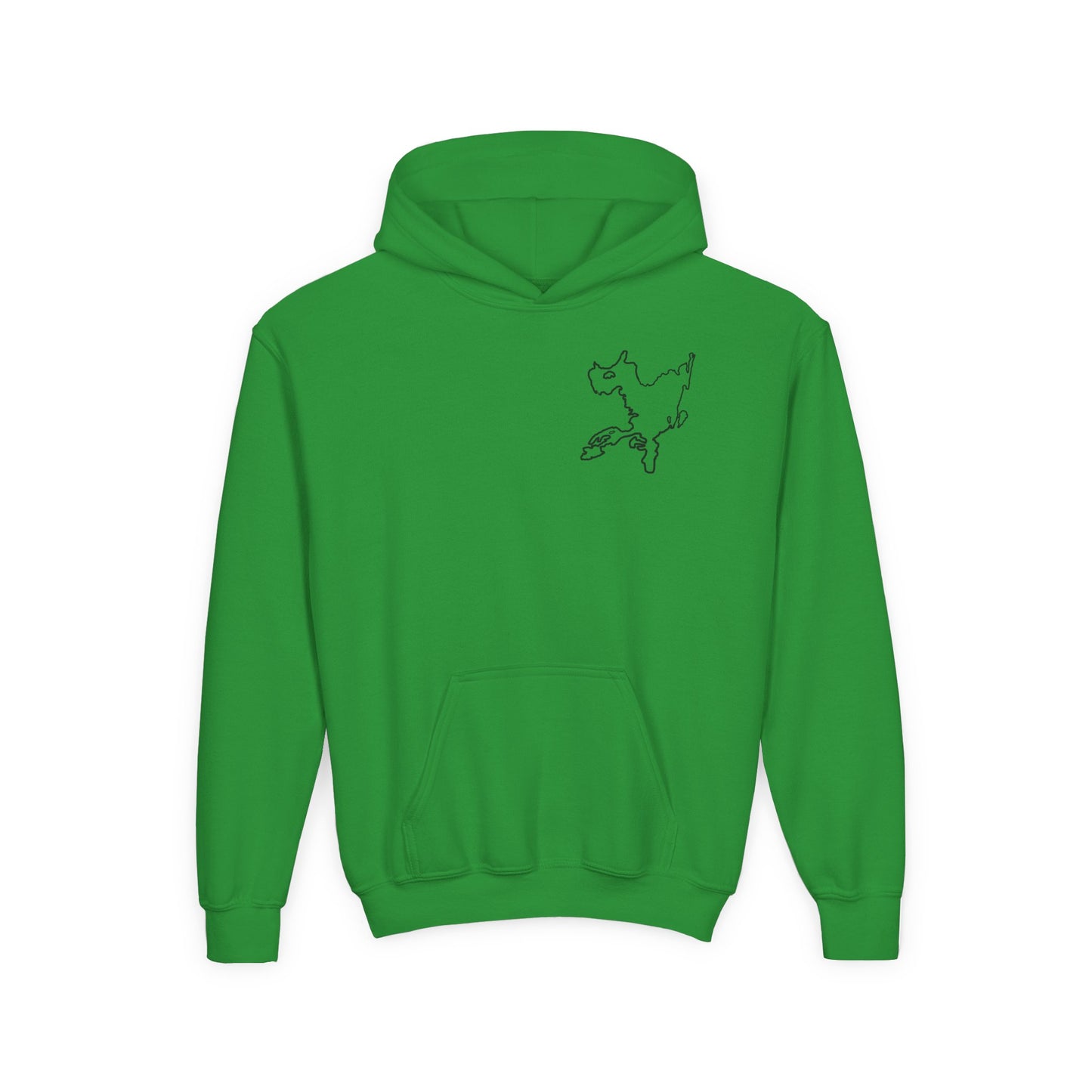 Fishing off Dock Okauchee Lake Youth Hoodie