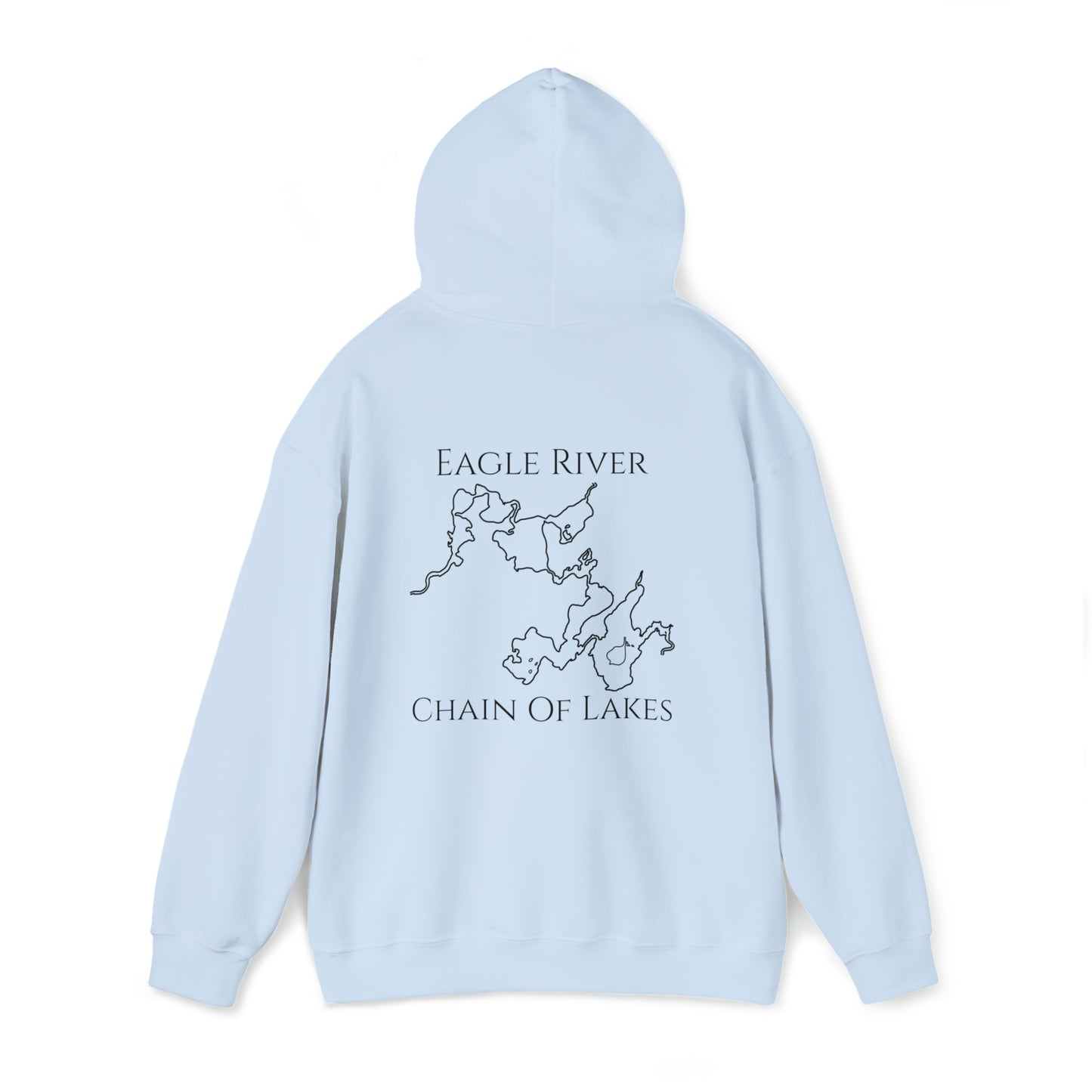 Eagle River Inner Tube Girl - Unisex Heavy Blend Hooded Sweatshirt