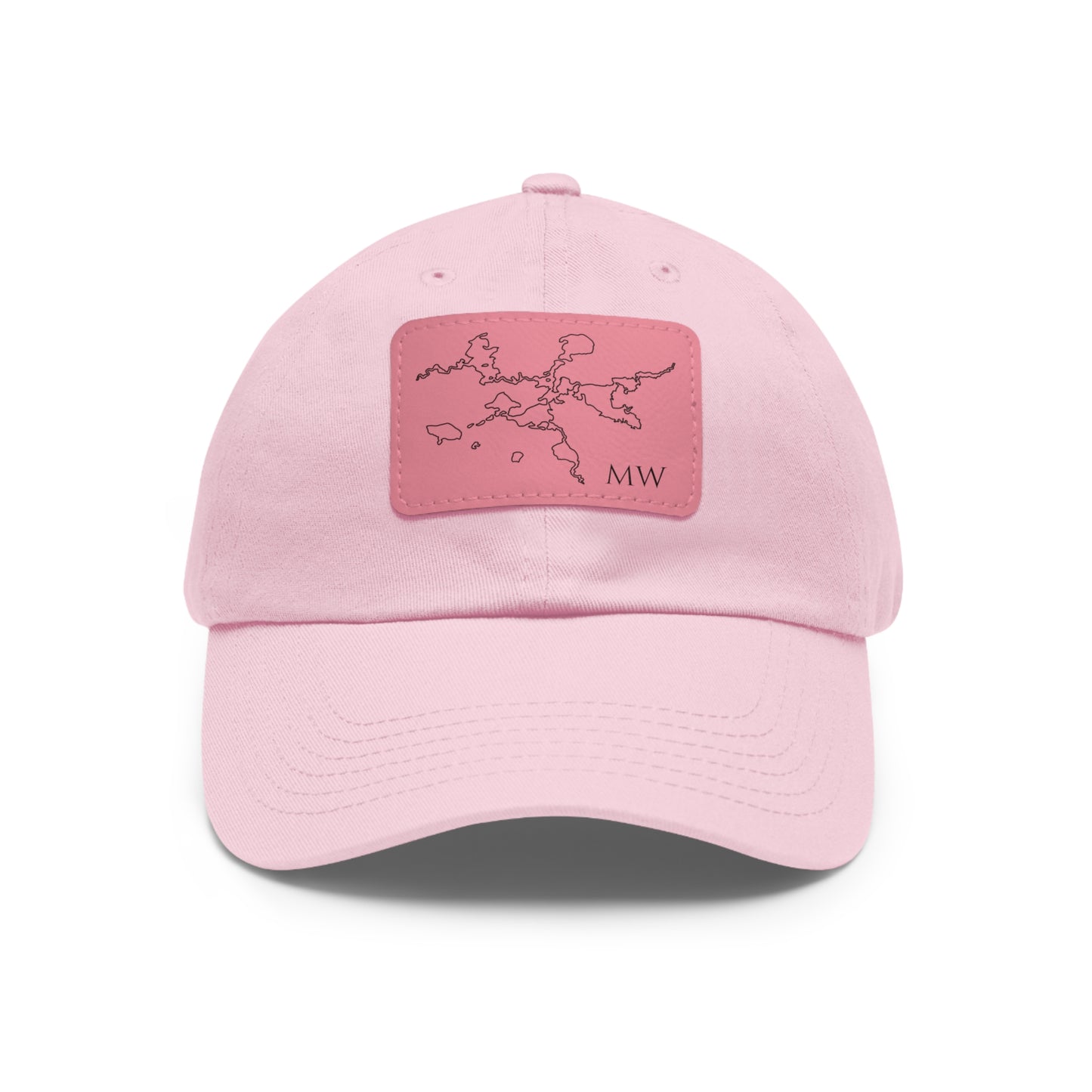 Mantowish Waters Embroidered Hat with Leather Patch