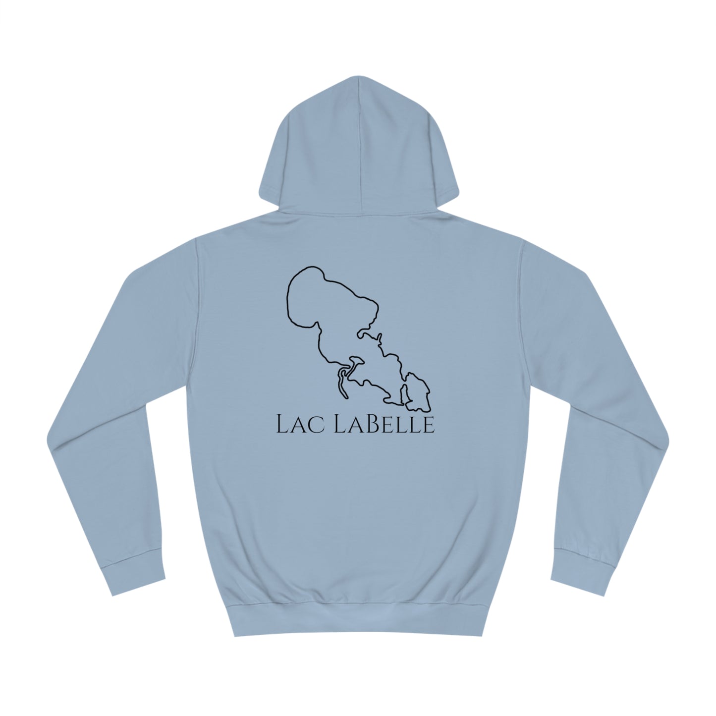 Trolling Motor Fishing Patch - Lac LaBelle Unisex Hoodie Medium Weight