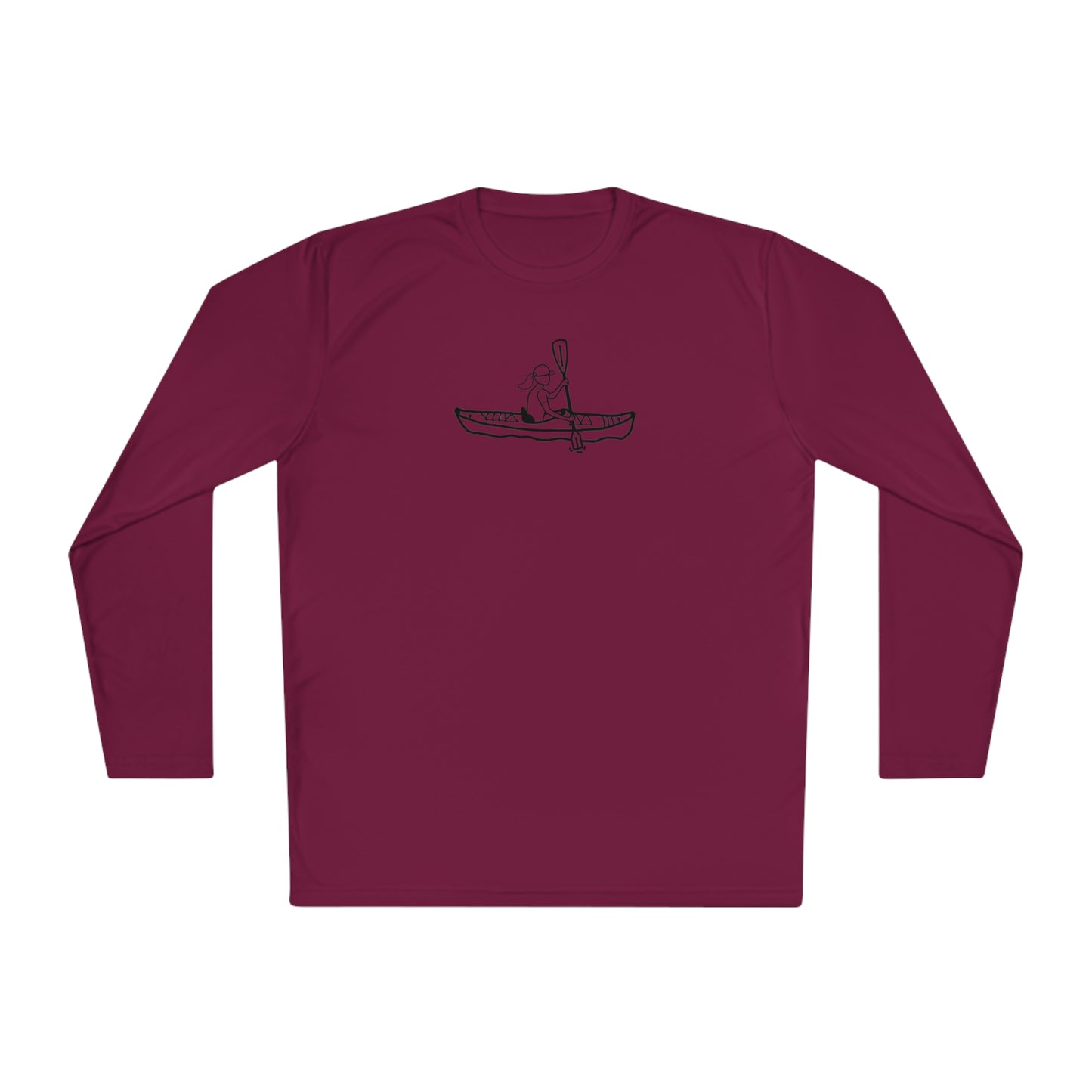 Lightweight Long Sleeve Tee (Kayak Girl Design)