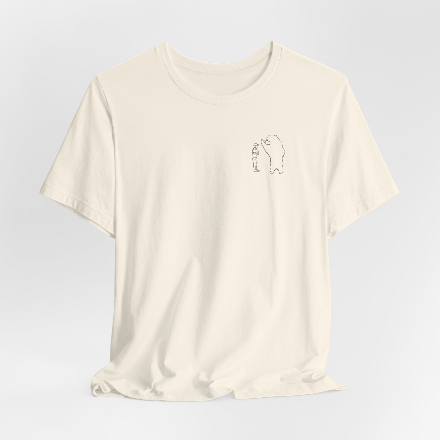 Papa Bear Yellowstone National Park Unisex Lightweight Short Sleeve Tee