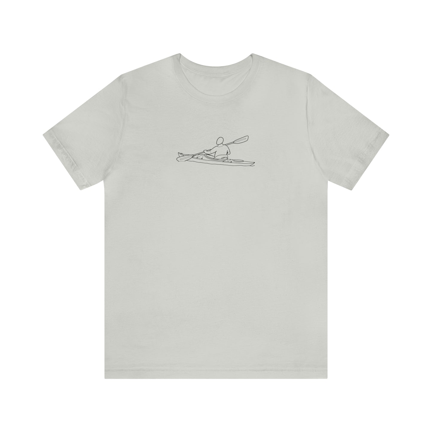 Kayak Man - Park Lake Unisex Lightweight Short Sleeve Tee
