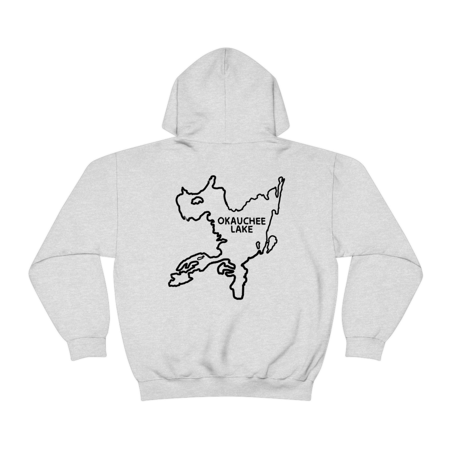 Okauchee Lake, Falling Off Standup Jetski - Unisex Heavy Blend Hooded Sweatshirt