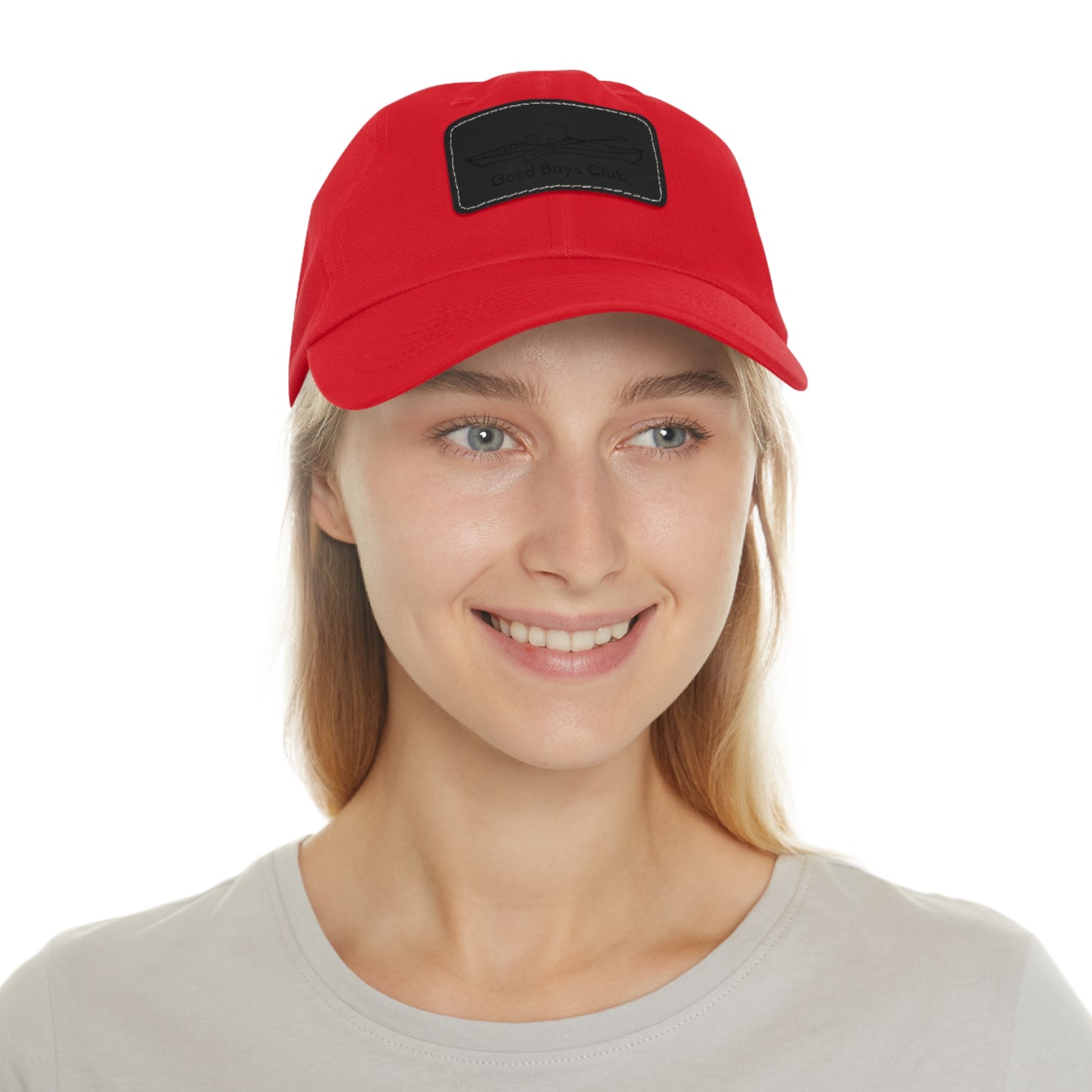 Good Boys Club Pomeranian Kayak Dog - Hat with Leather Patch