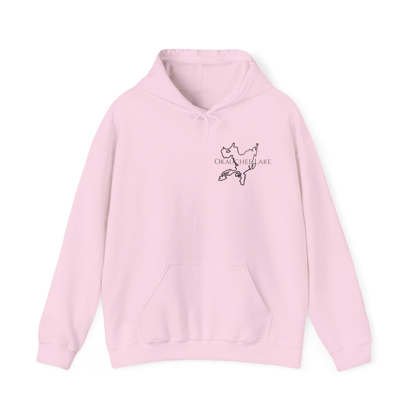 Surfing Sketch (Okauchee Lake) Unisex Heavy Blend Hooded Sweatshirt