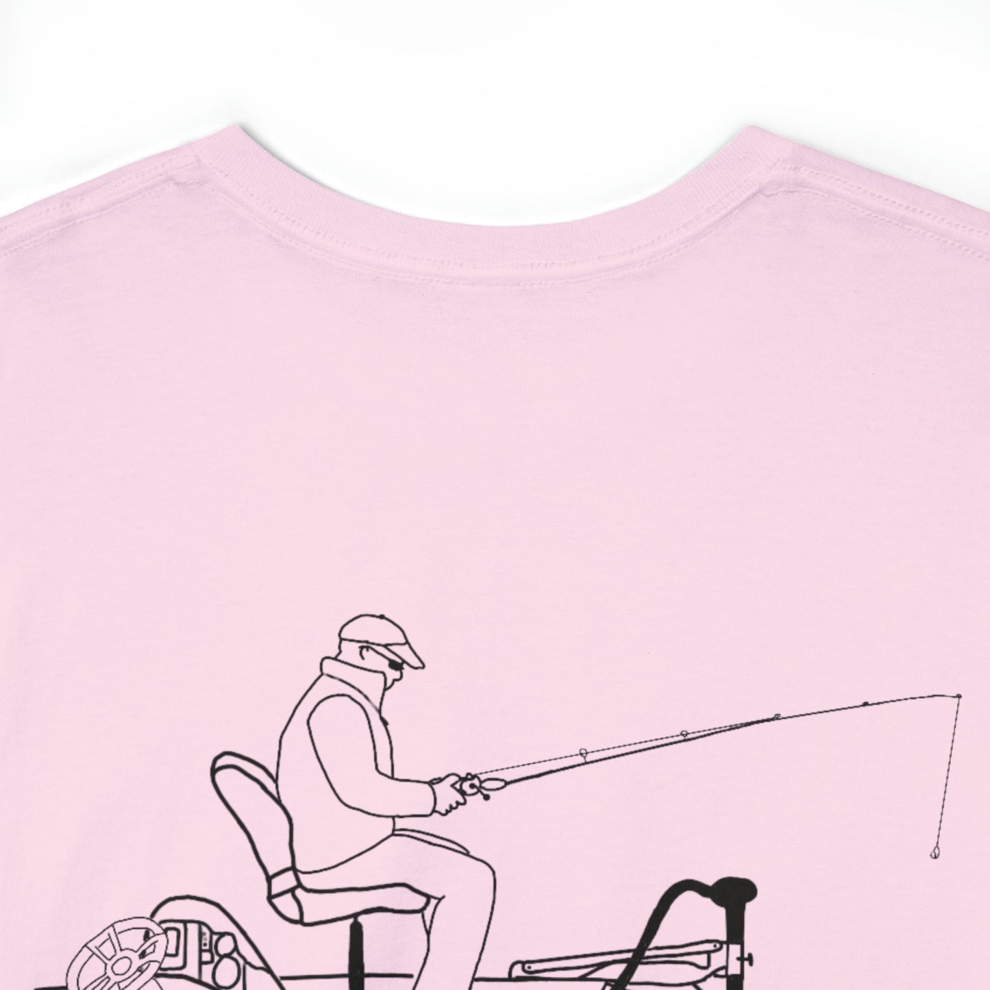 Trolling Motor Fishing - Lac LaBelle Unisex Heavy Tee Shirt