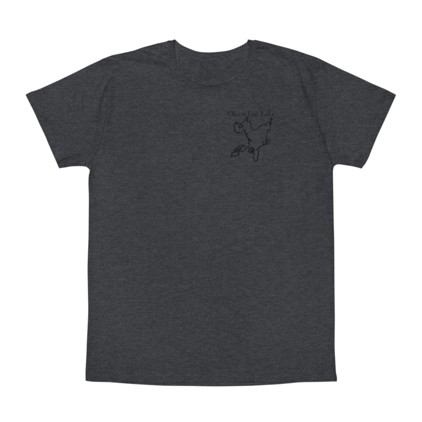 Okauchee Lake, kayak back - Unisex Lightweight short sleeve