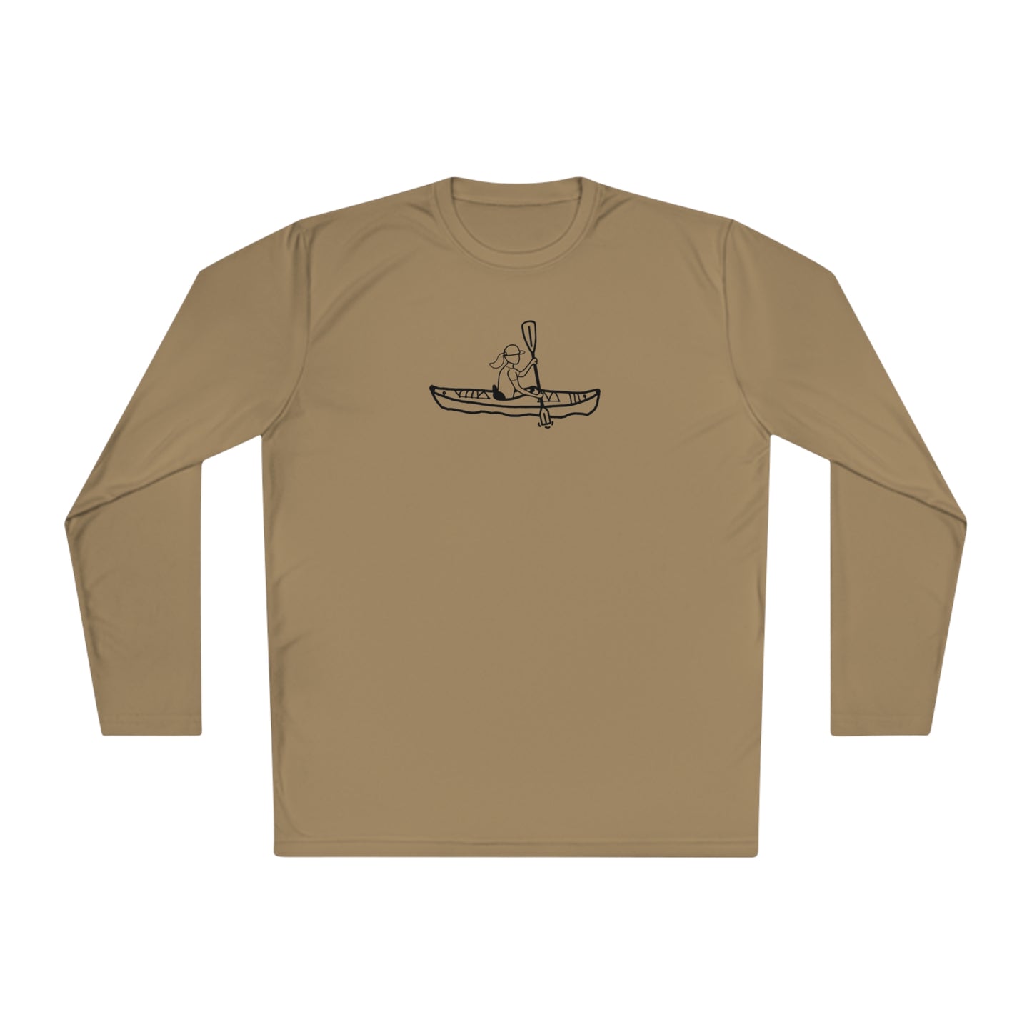 Lightweight Long Sleeve Tee (Kayak Girl Design)