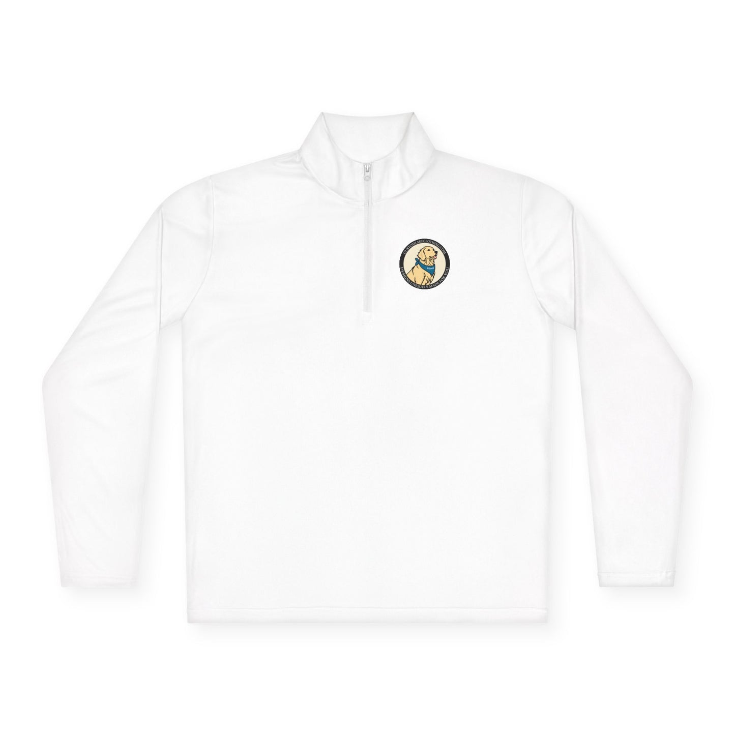 Custom Lake Clothing Golden Logo Unisex Quarter-Zip Pullover
