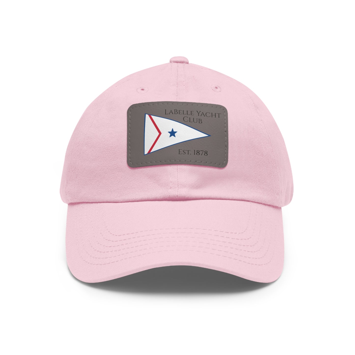LaBelle Yacht Club Embroidered Hat with Leather Patch