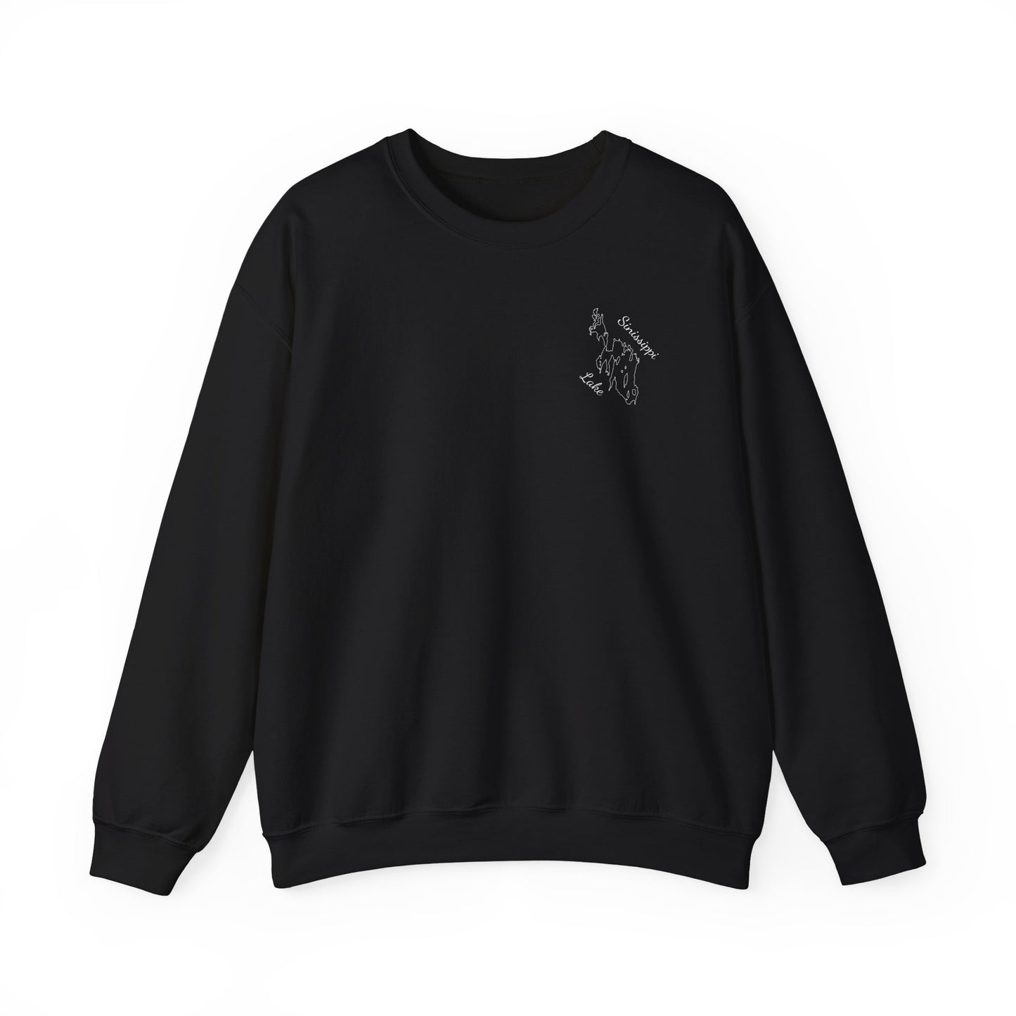 Paddle Board Girl - Sinissippi Lake Unisex Heavy Blend™ Crewneck Sweatshirt
