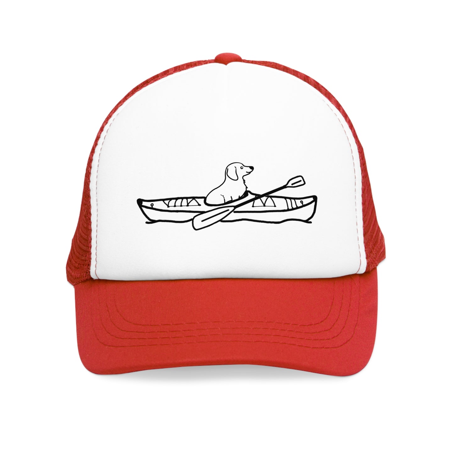 Kayak Dog Dachshund - Mesh Trucker Cap