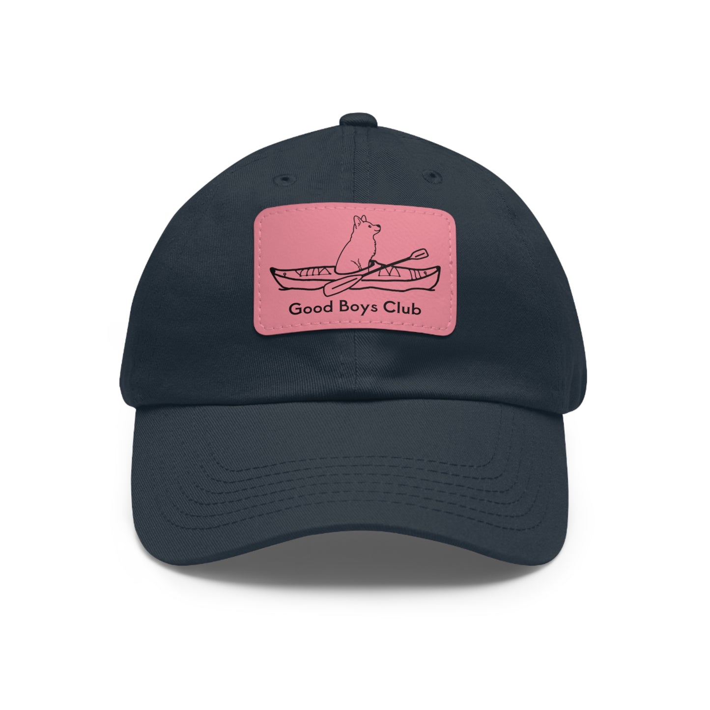 Good Boys Club Husky Kayak Dog - Hat with Leather Patch