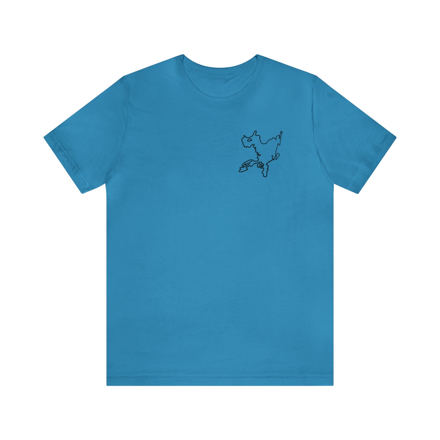 Wisconsin Sailing - Okauchee Lake Unisex Lightweight Short Sleeve Tee