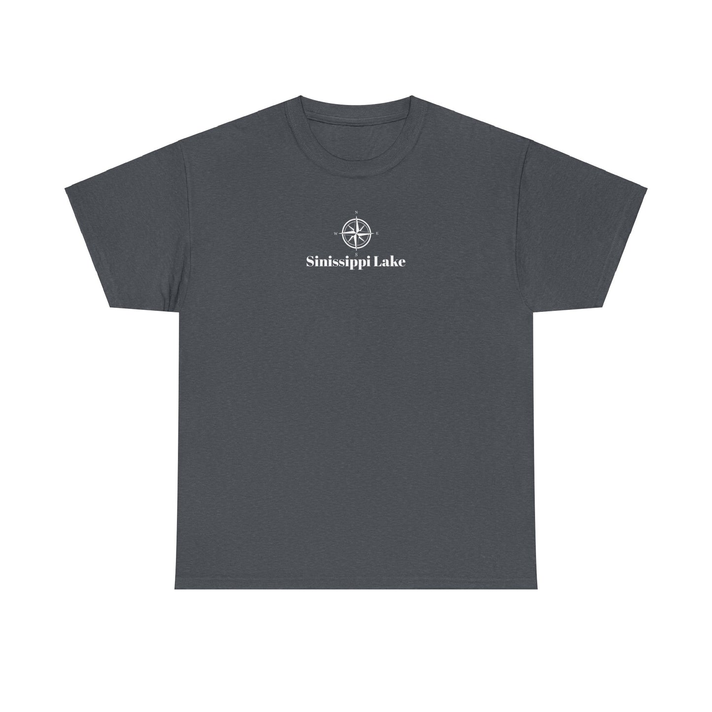Sinissippi Lake Compass Rose Unisex Heavy Cotton Tee