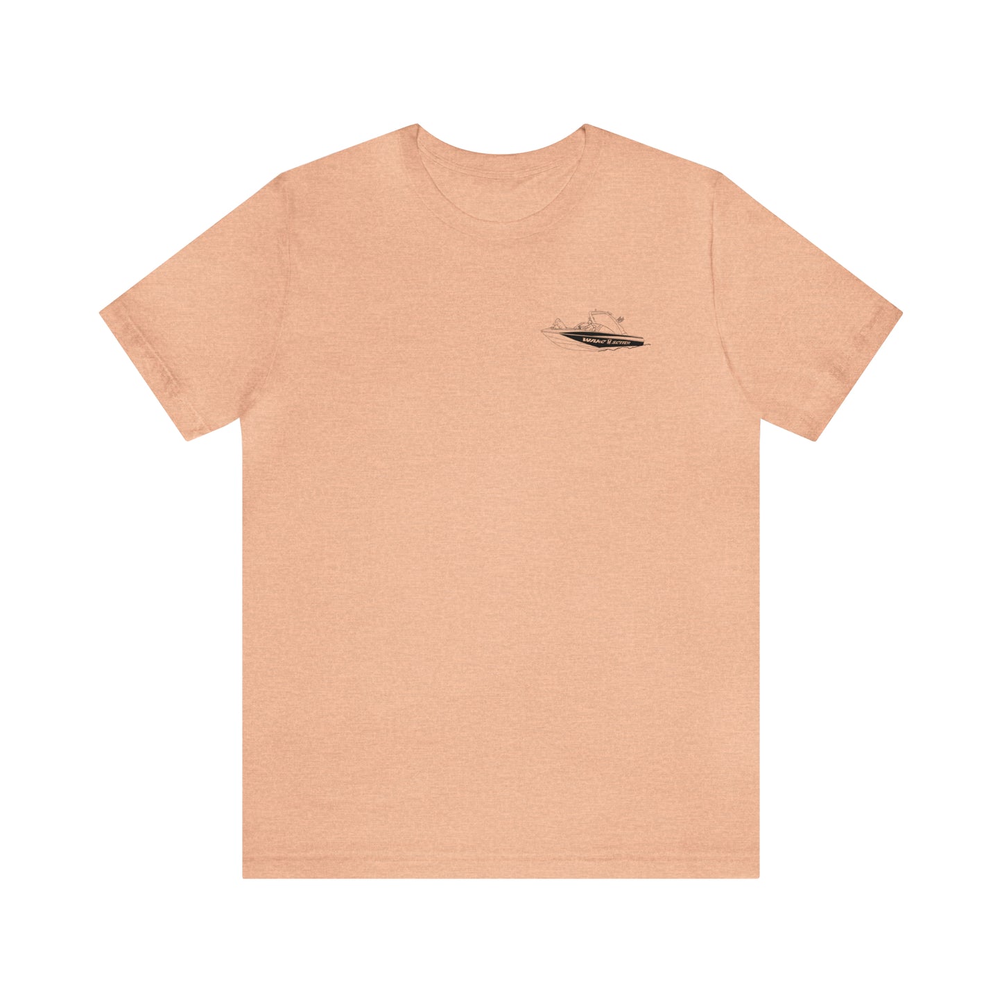 Okauchee Lake, Malibu Wakesetter - Unisex Lightweight Short Sleeve Tee
