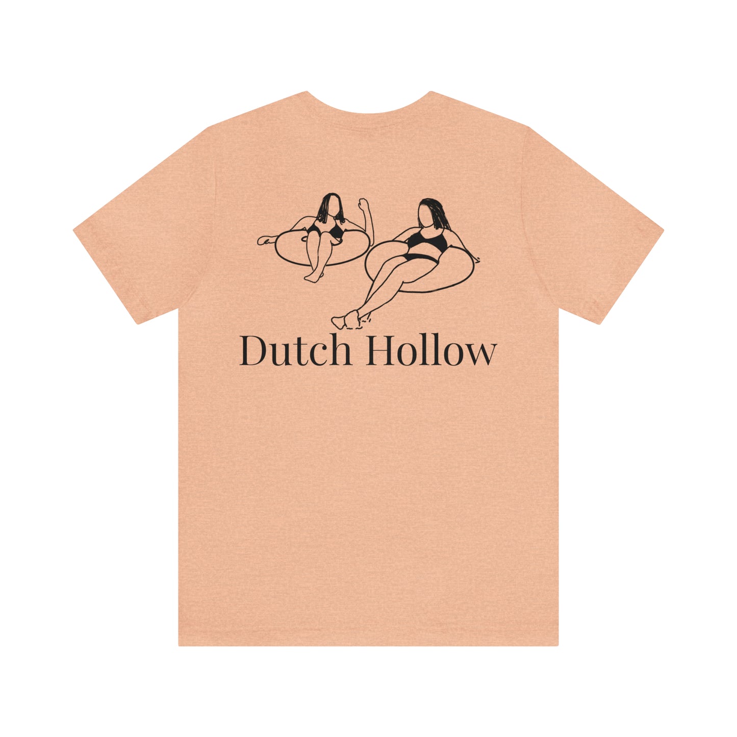 Dutch Hollow Lake, Inner Tube Girls - Unisex Lightweight Short Sleeve Tee