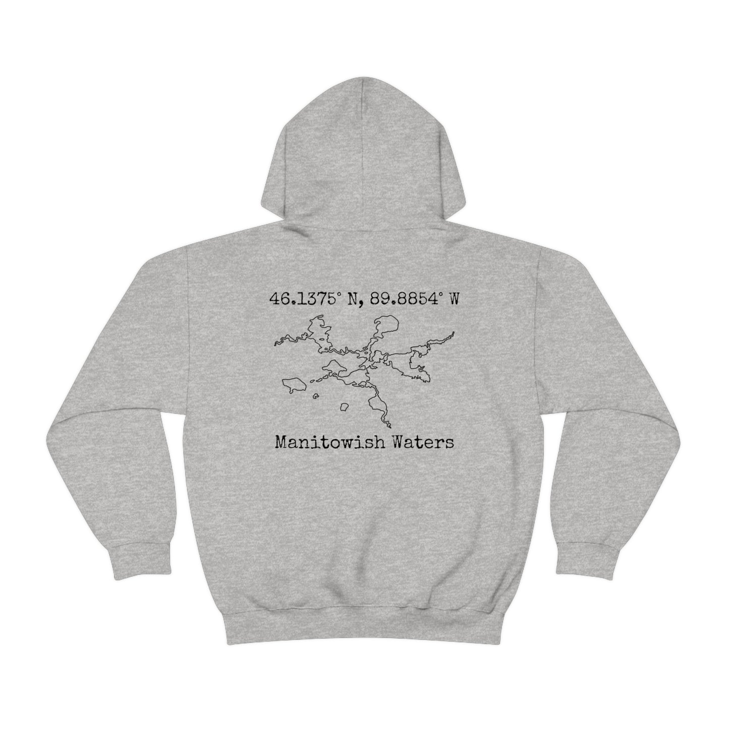 Manitowish Waters Standup Jetski - Unisex Heavy Blend Hooded Sweatshirt