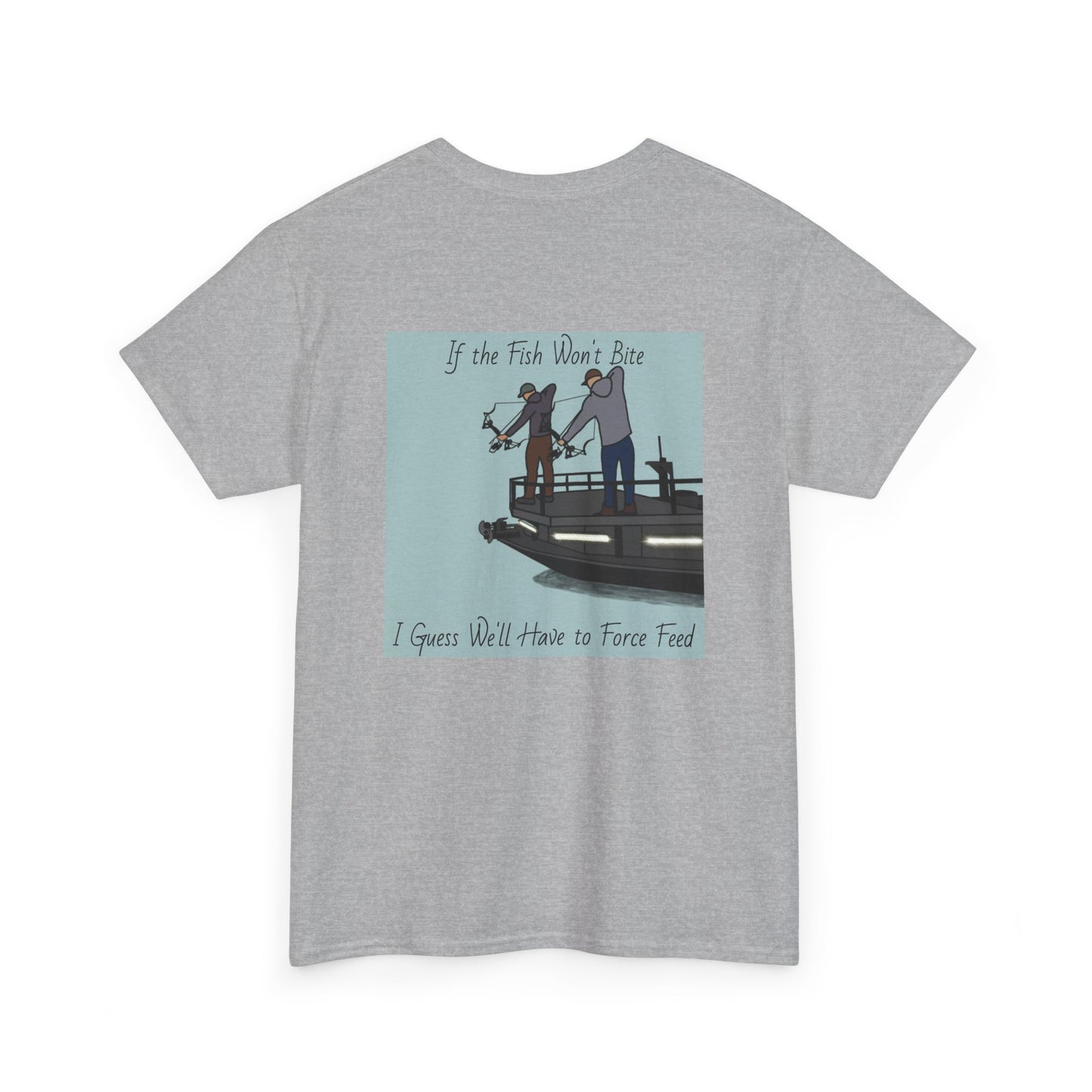 Bow fishing and MW Model - Unisex Heavy Tee Shirt