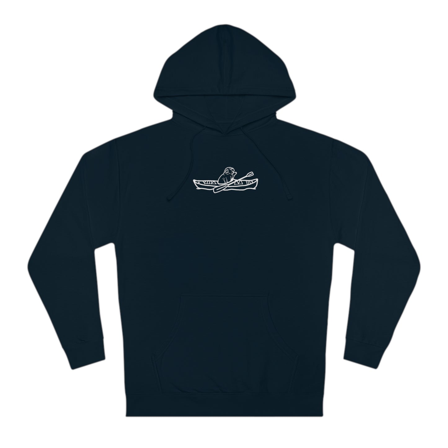 Kayak Dog - English Bulldog Basic - Unisex Hooded Sweatshirt ITC