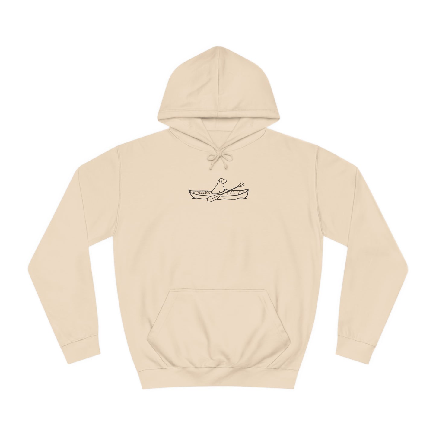 Kayak Dog - Lab Plain - Unisex Medium Weight Hoodie