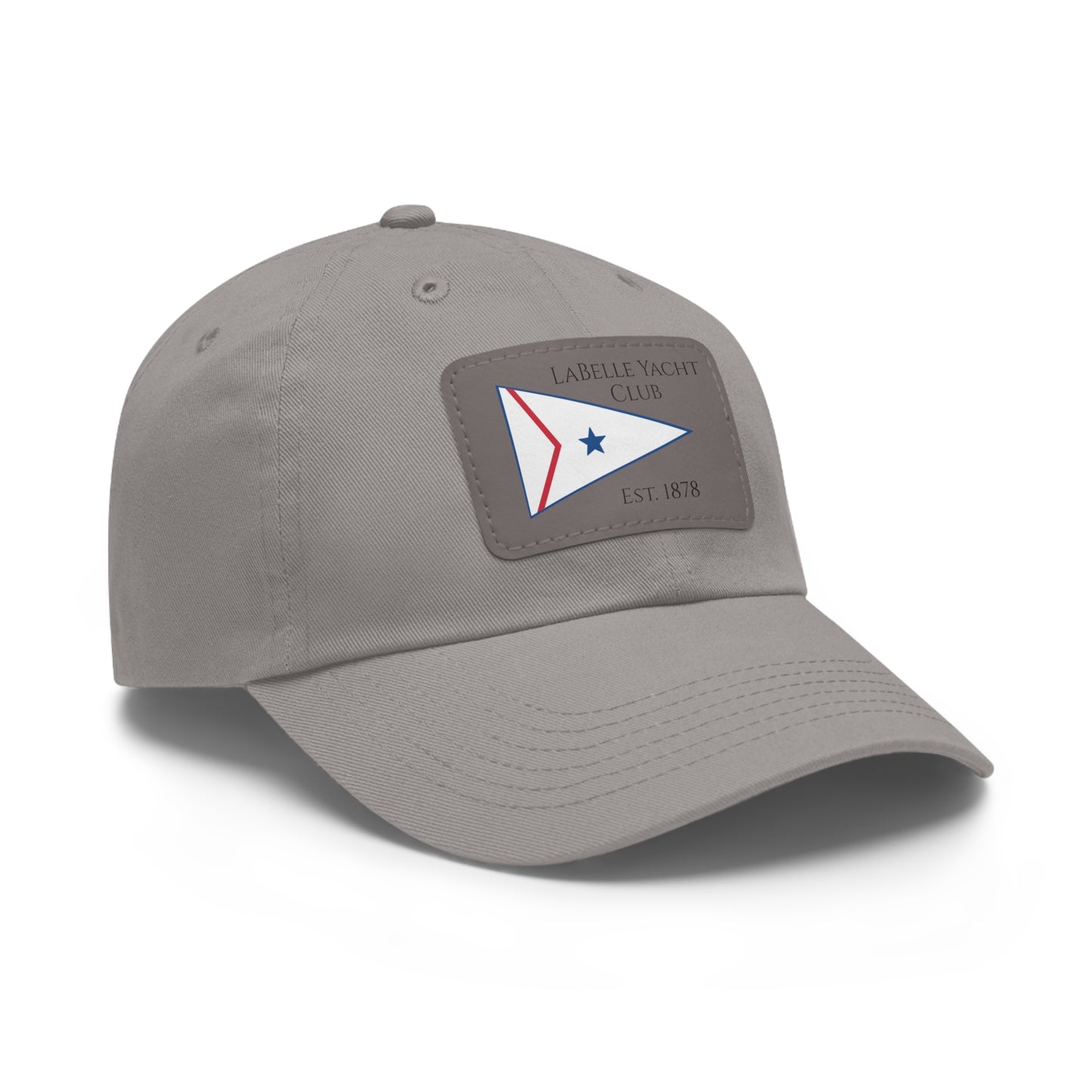 LaBelle Yacht Club Embroidered Hat with Leather Patch