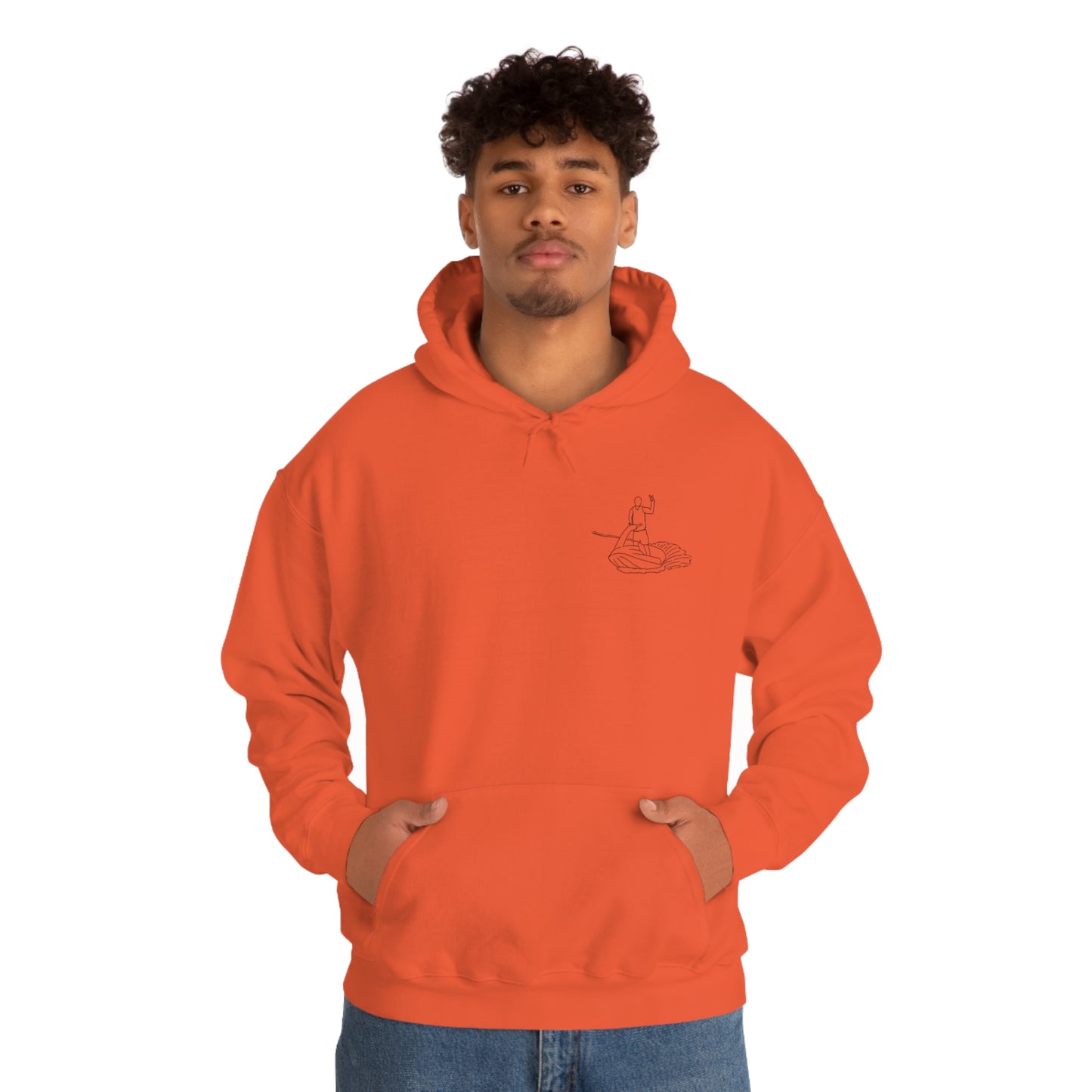 Lac LaBelle, Standup Jetski Peace - Unisex Heavy Blend Hooded Sweatshirt
