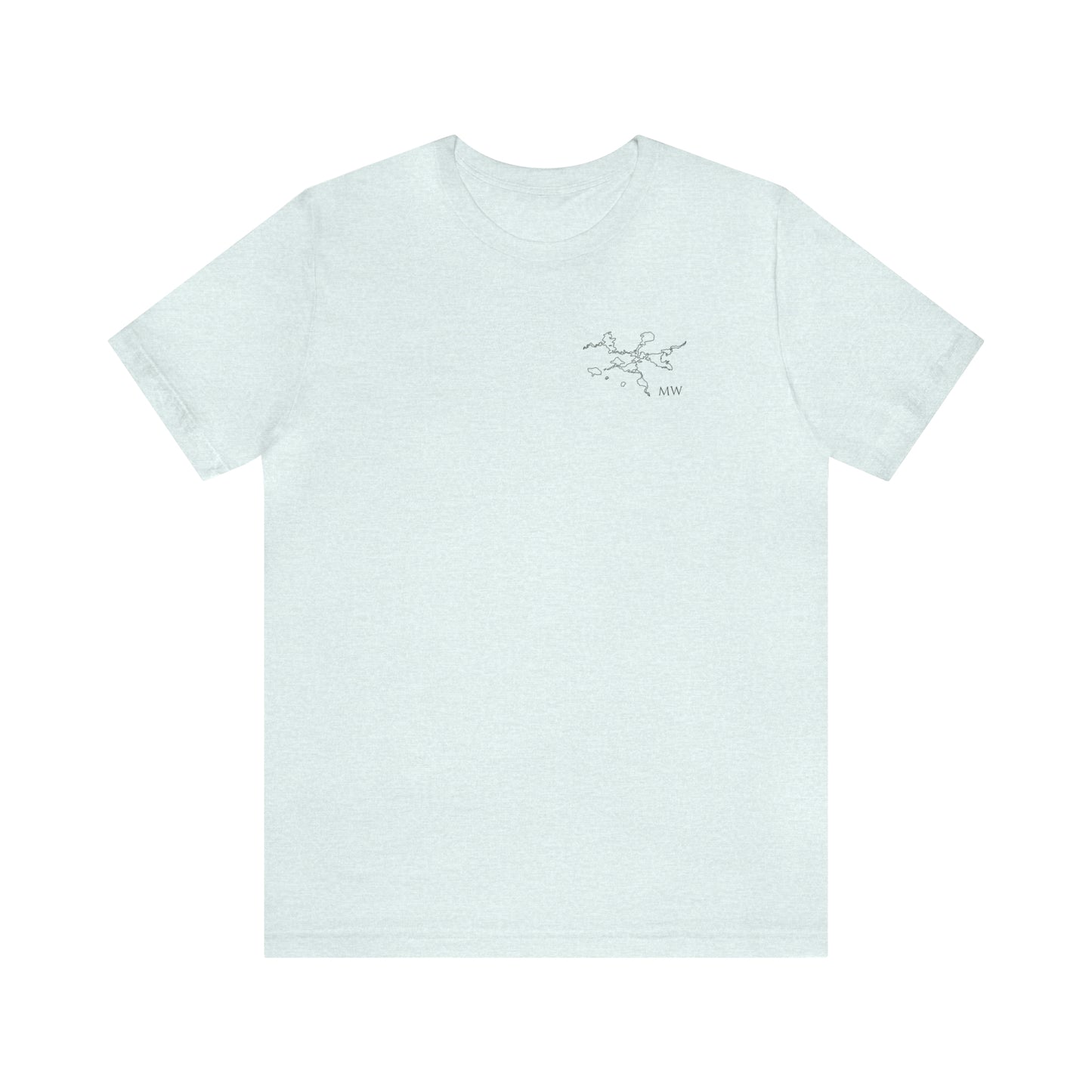 Boys Fishing off Boat - Manitowish Waters Unisex Lightweight Short Sleeve Tee