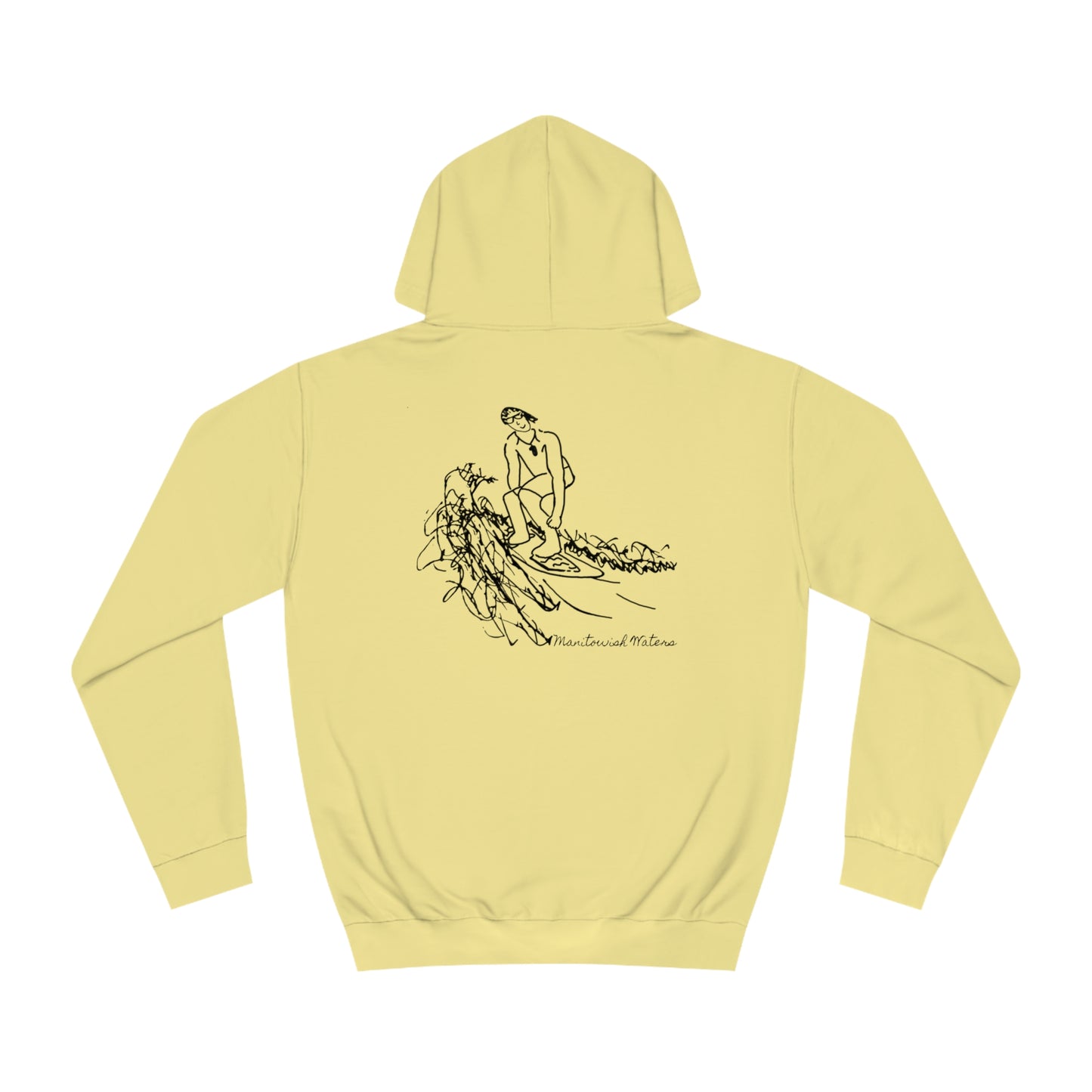 Manitowish Waters Surf Sketch - Lac LaBelle Unisex Hoodie Medium Weight