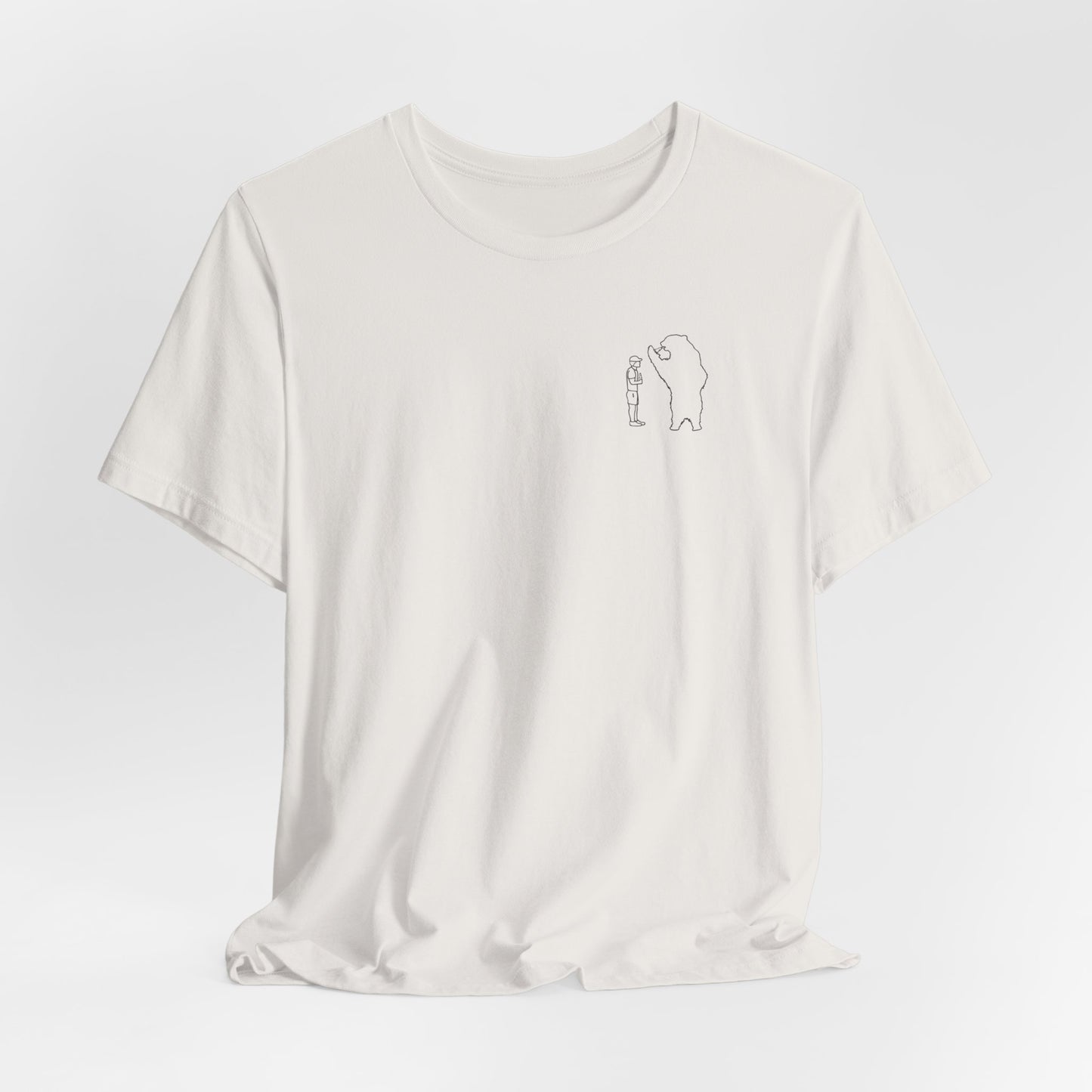Papa Bear Yellowstone National Park Unisex Lightweight Short Sleeve Tee