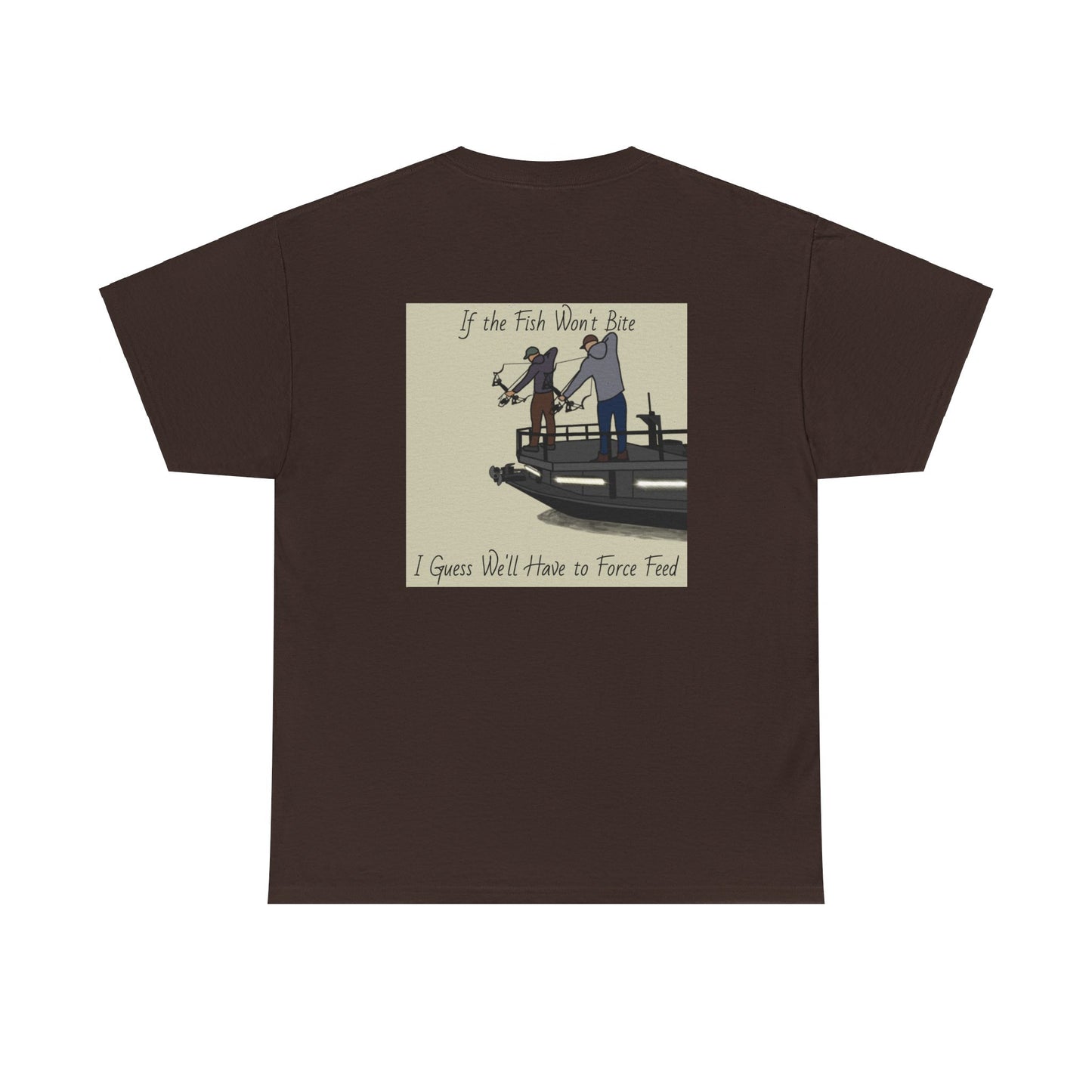 Bow fishing and MW Model - Unisex Heavy Tee Shirt