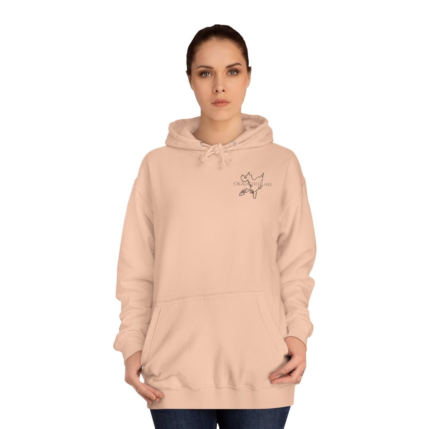 Bow fishing on Okauchee Lake - Medium Weight Hoodie