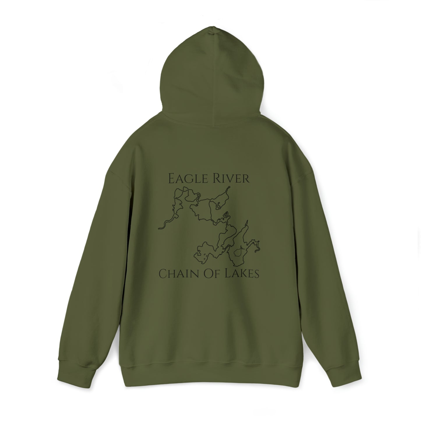 Eagle River Inner Tube Girl - Unisex Heavy Blend Hooded Sweatshirt