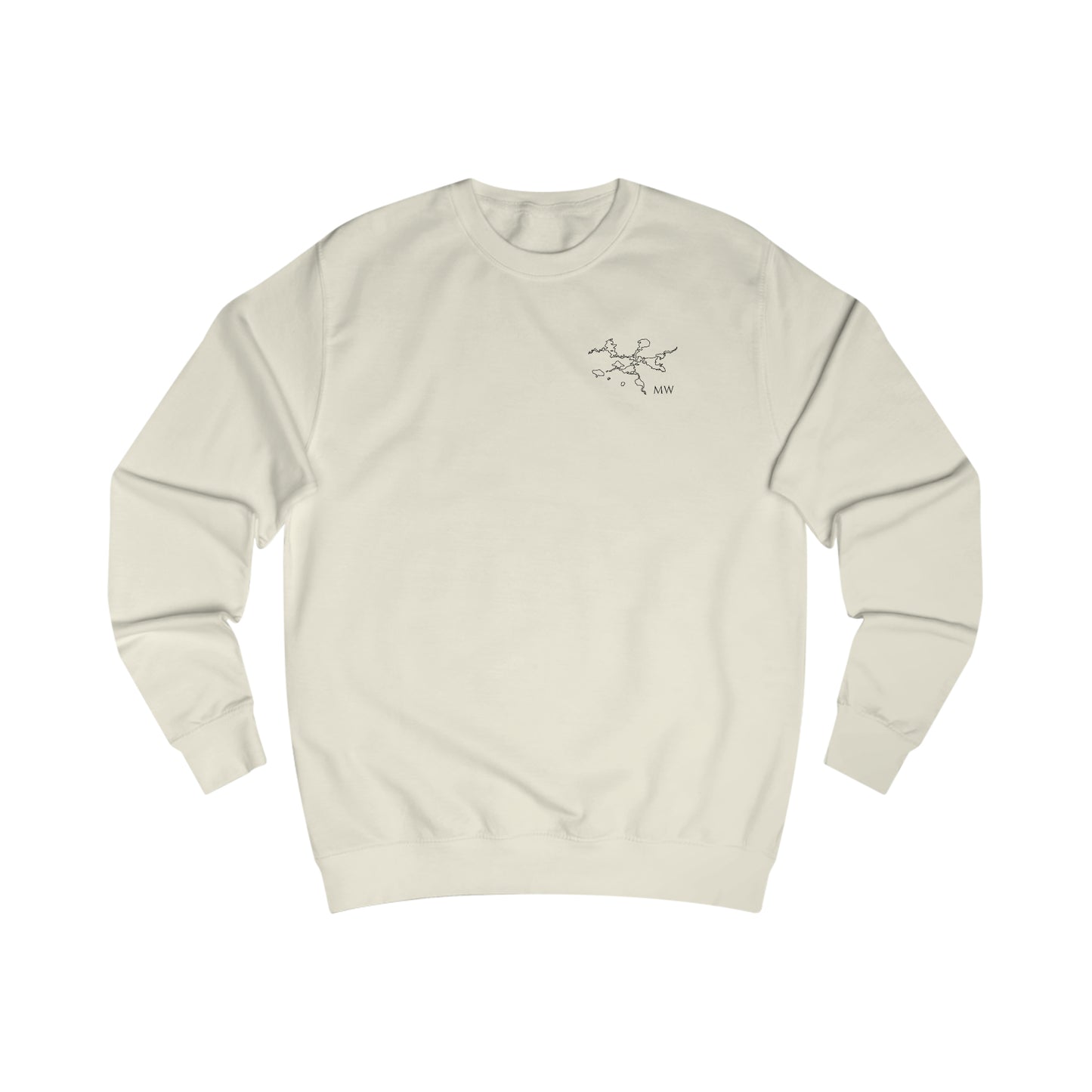 Manitowish Waters Plain Men's Crewneck
