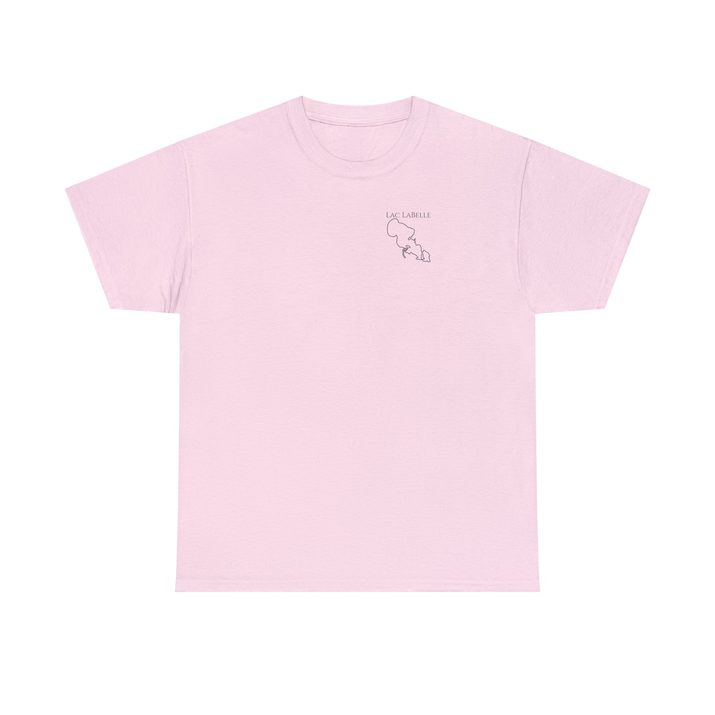 Lac LaBelle Plain Back - Unisex Heavyweight Short Sleeve Tee