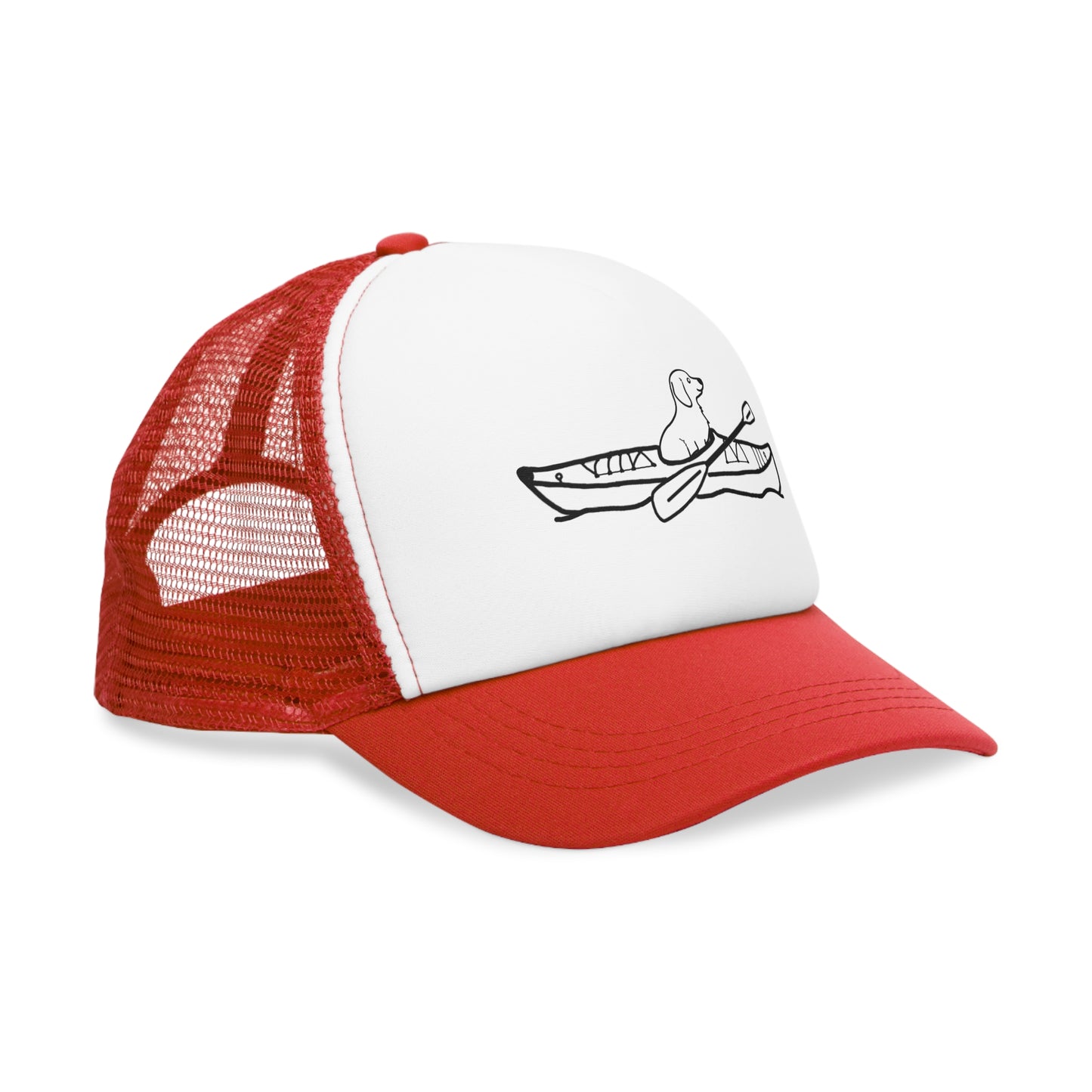 Kayak Dog Dachshund - Mesh Trucker Cap
