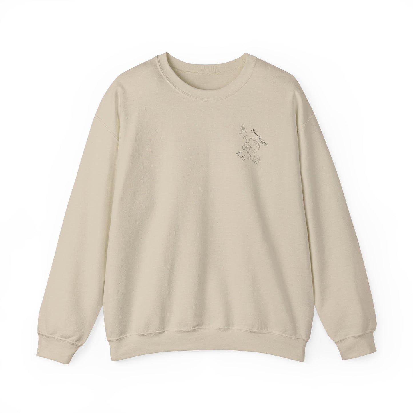 Paddle Board Girl - Sinissippi Lake Unisex Heavy Blend™ Crewneck Sweatshirt