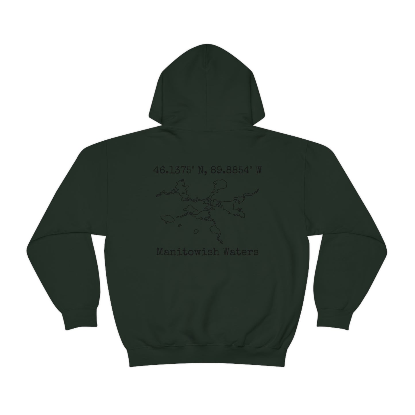 Manitowish Waters Standup Jetski - Unisex Heavy Blend Hooded Sweatshirt