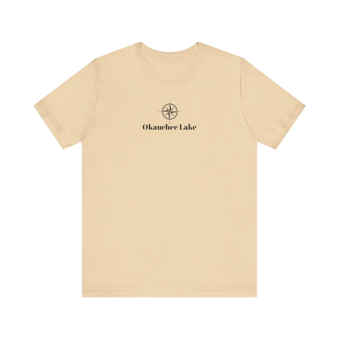 Okauchee Lake Compass Rose Unisex Lightweight Short Sleeve Tee