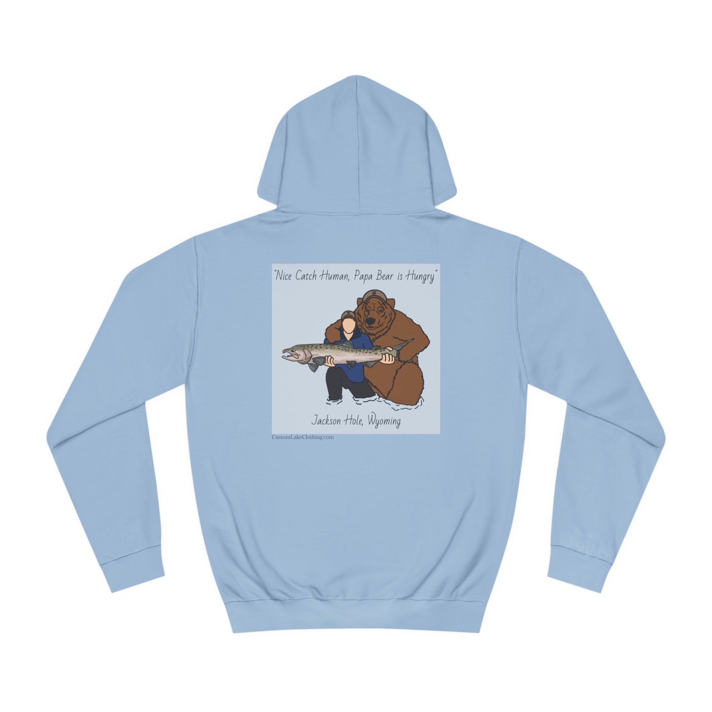 Papa Bear Basic - Jackson Hole Wyoming - Medium Weight Hoodie