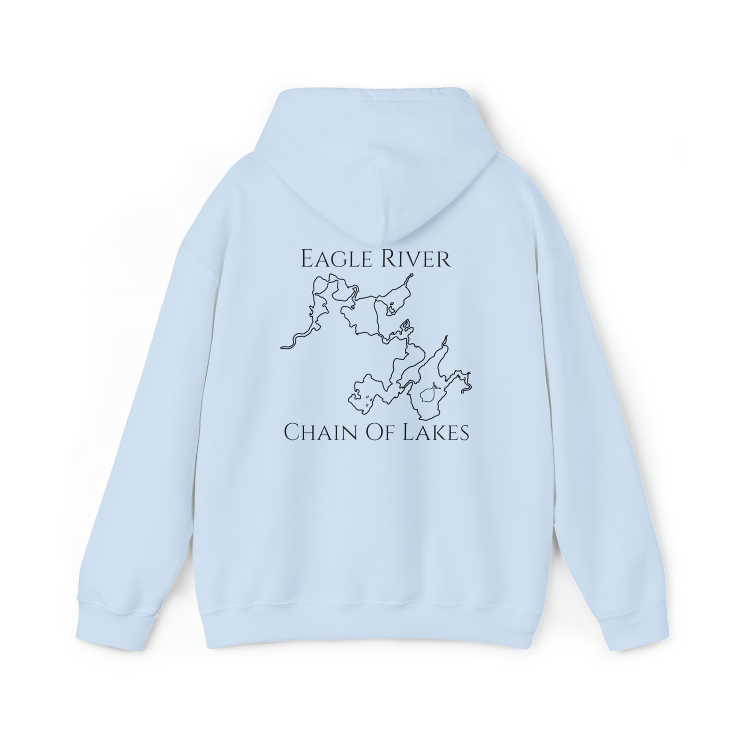 Eagle River Inner Tube Girl - Unisex Heavy Blend Hooded Sweatshirt