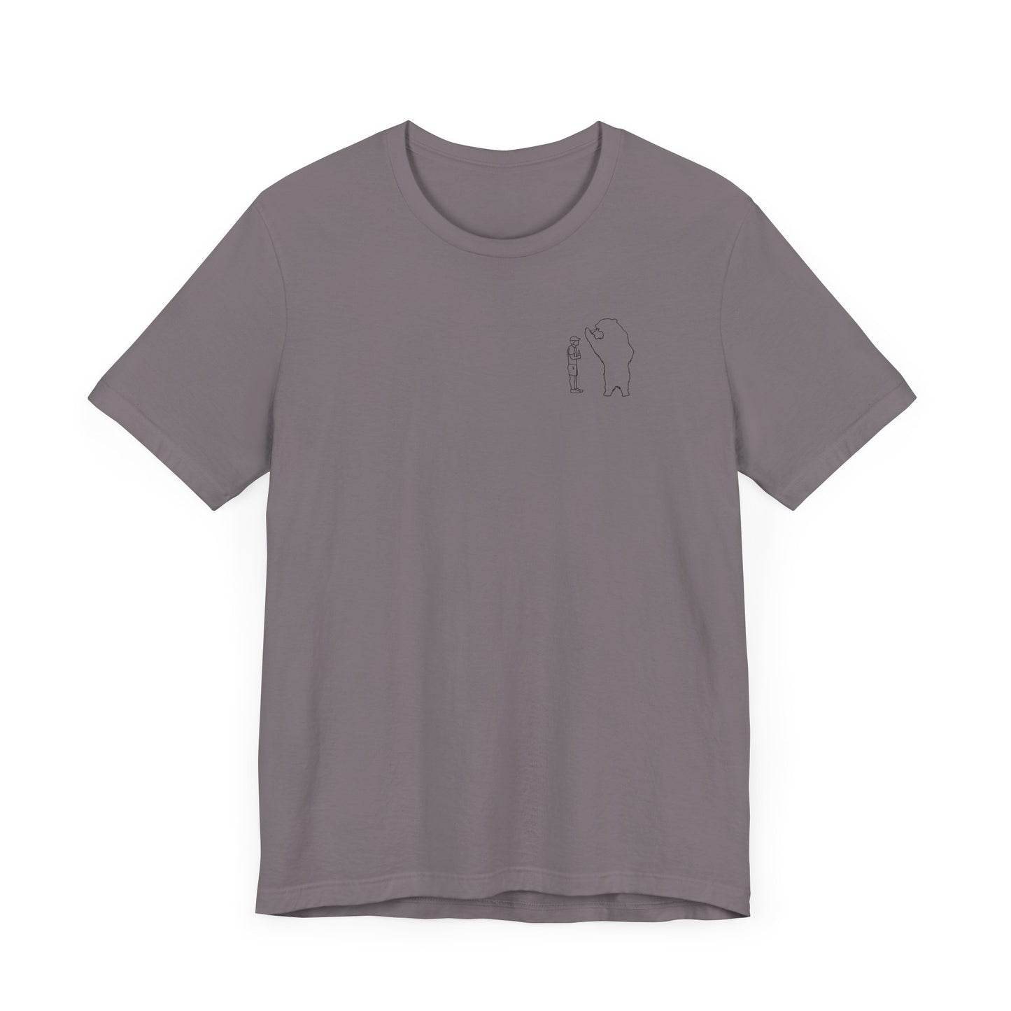 Papa Bear Yellowstone National Park Unisex Lightweight Short Sleeve Tee
