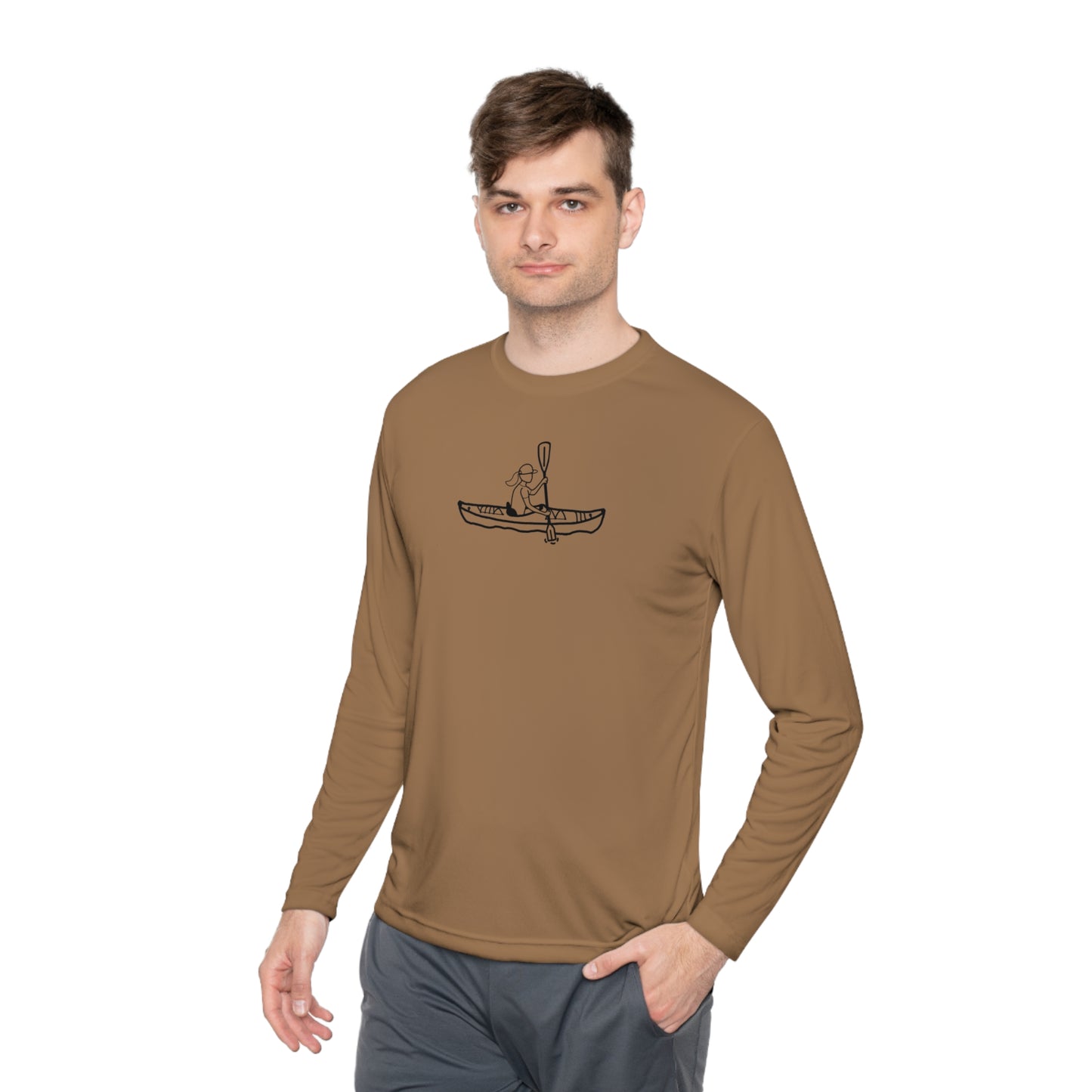 Lightweight Long Sleeve Tee (Kayak Girl Design)