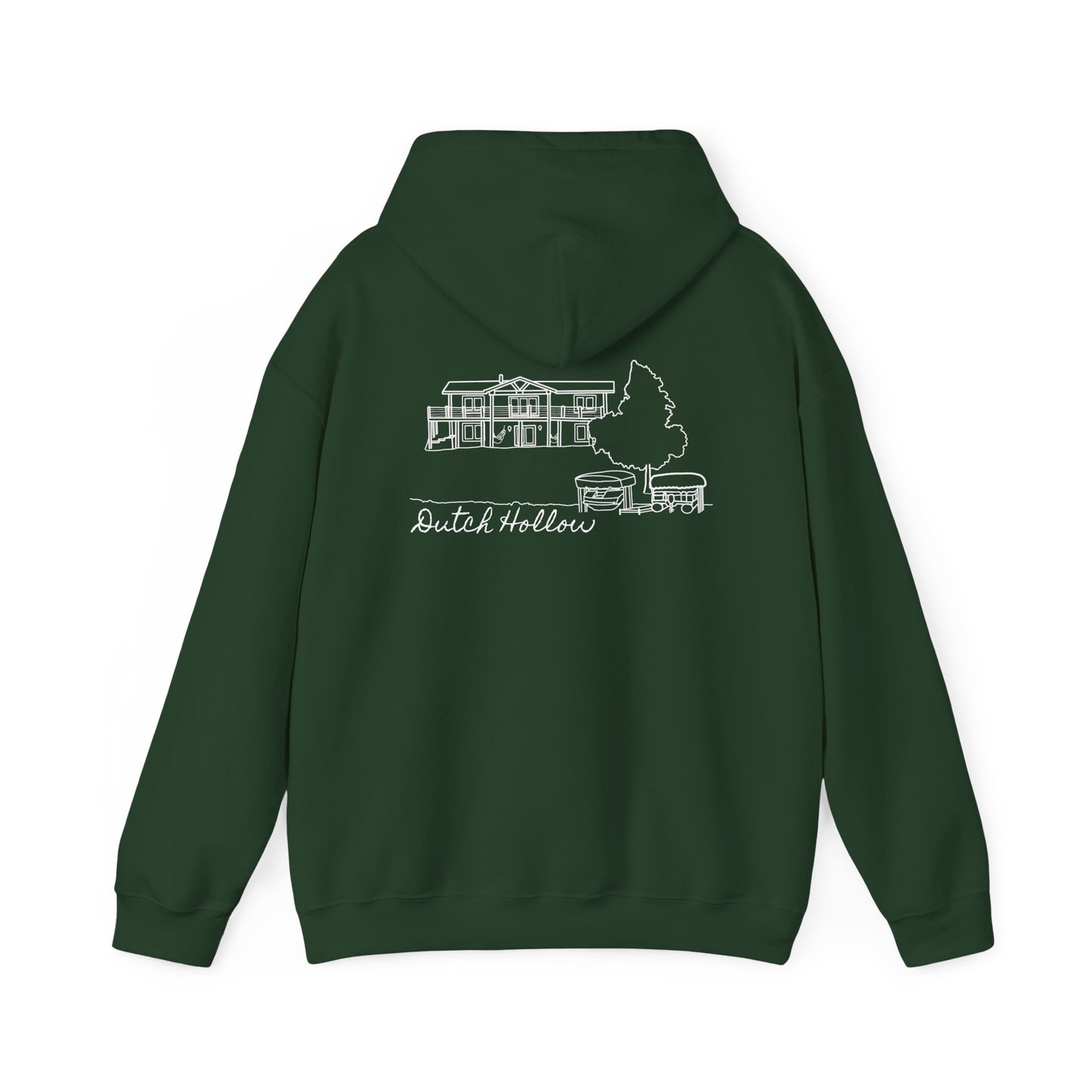 Beer Die Dutch Hollow Cabin - Unisex Heavy Blend Hooded Sweatshirt