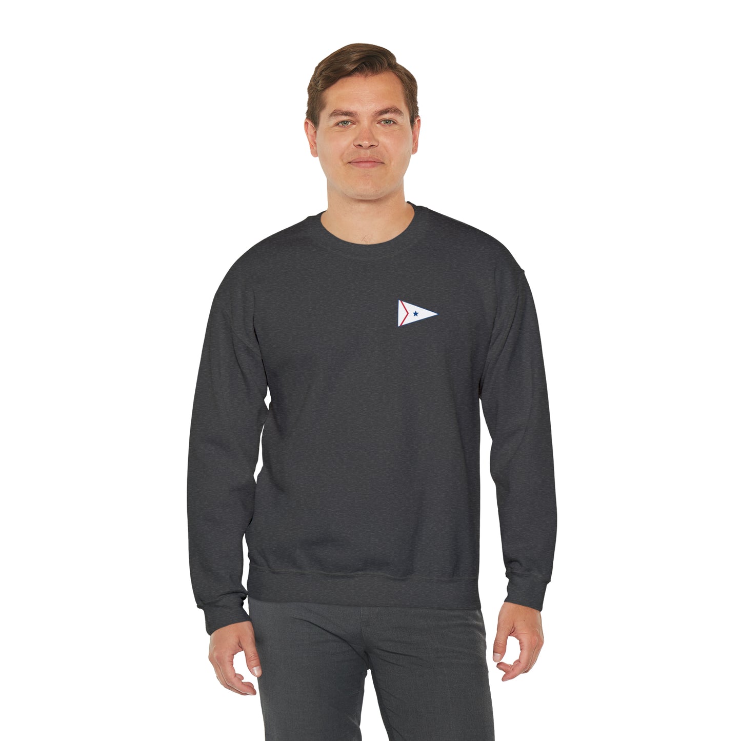LaBelle Yacht Club Patch Plain Unisex Crewneck Sweatshirt Heavy Blend™