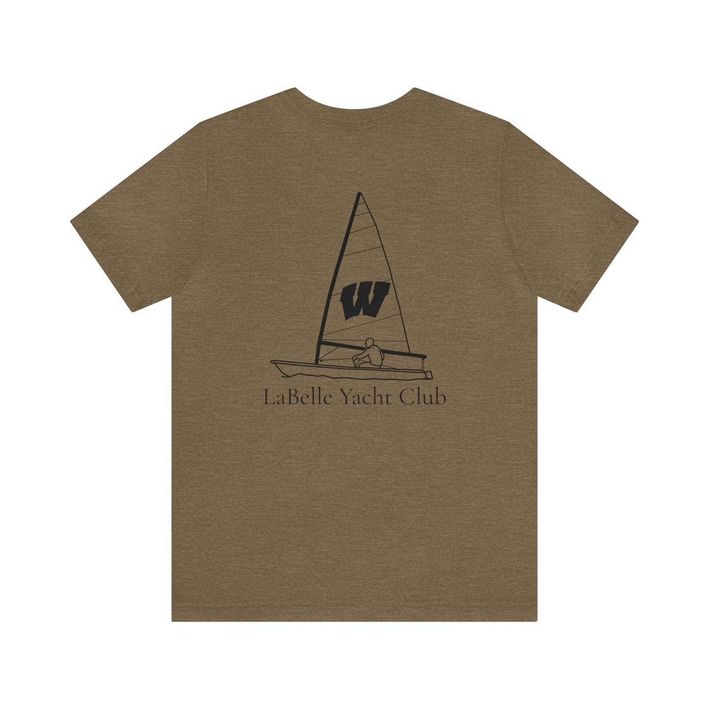 LaBelle Yacht Club Wisconsin Sailing - Unisex Lightweight Short Sleeve Tee